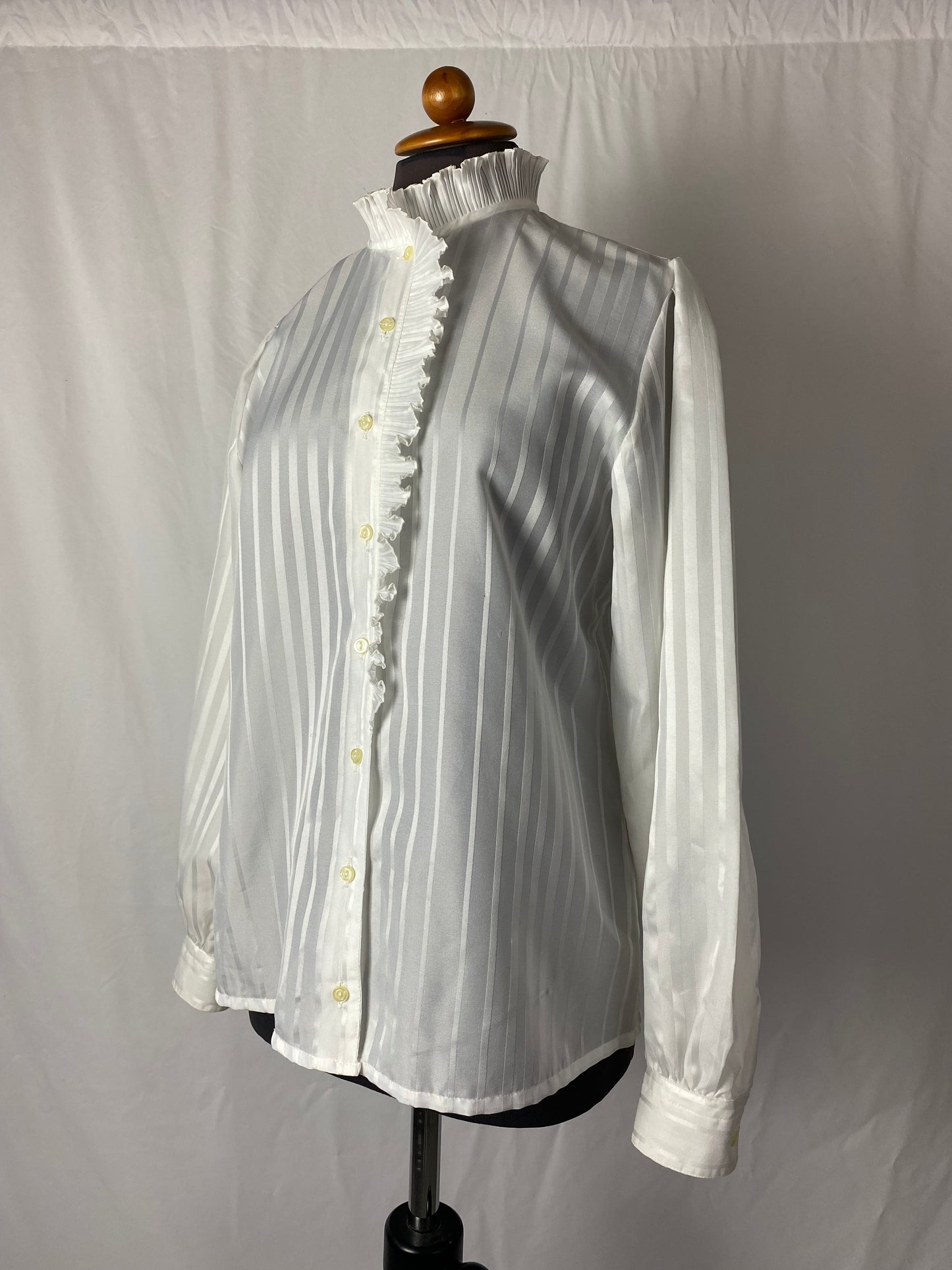 Camicia bianca con rouches - TG. 42/44