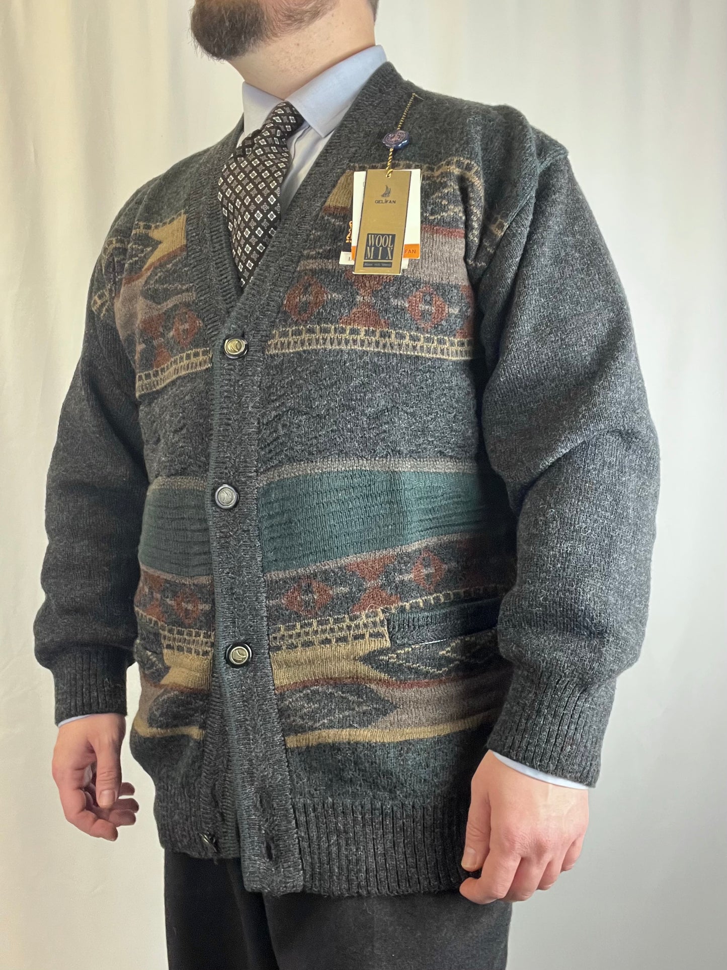 Cardigan anni '80 tg. L-XL