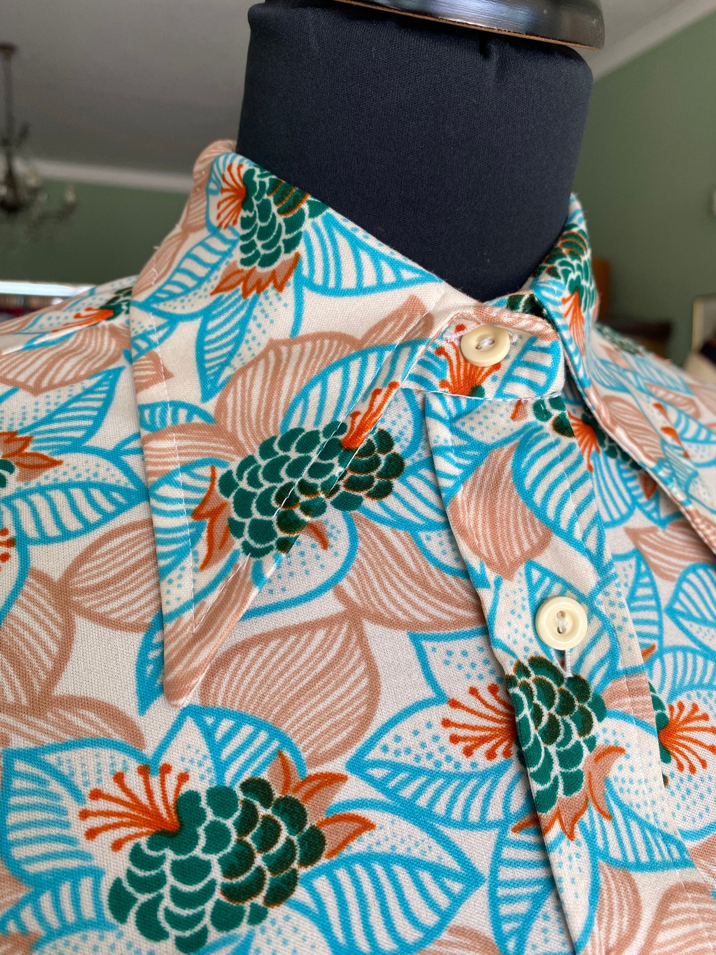 Camicia anni ‘70 optical - TG. 38