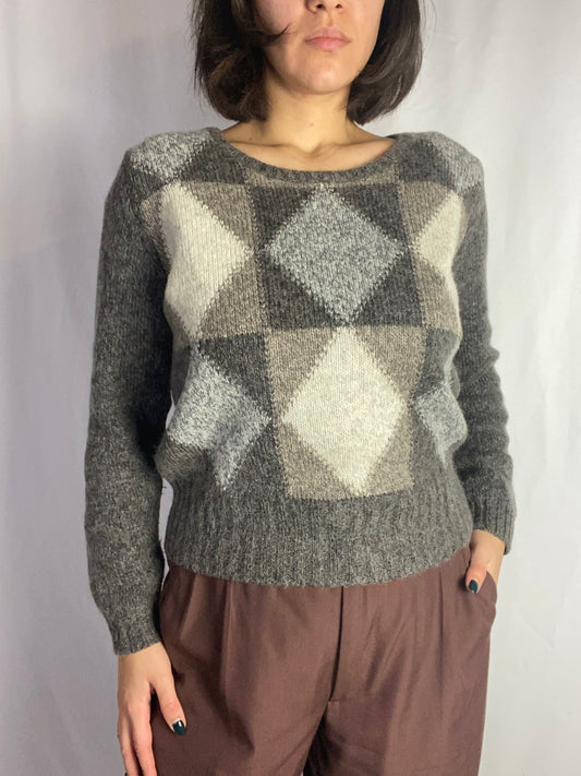Pullover con rombi - TG. 40/42