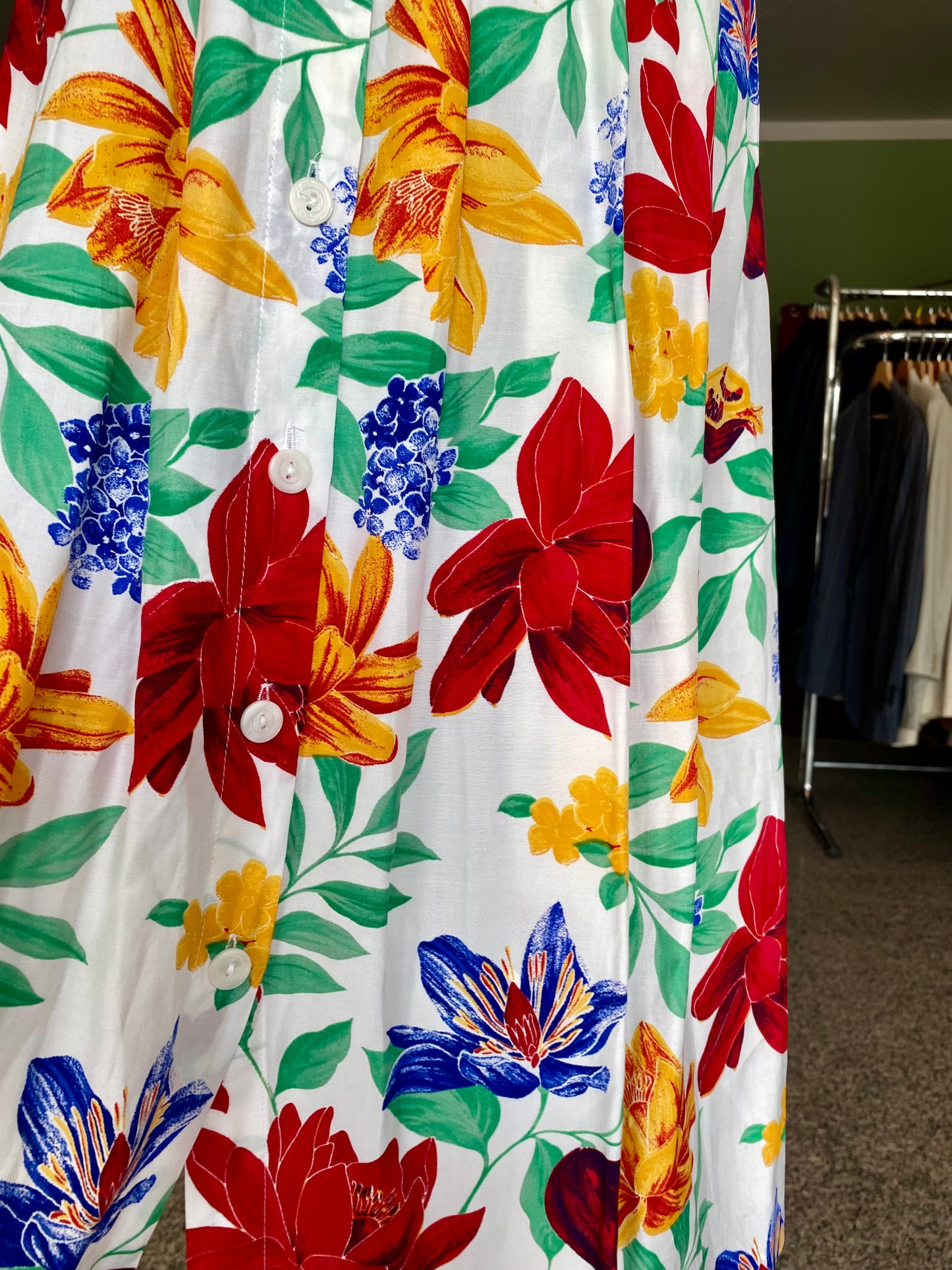 Abito chemisier con melograni - TG. 40