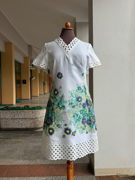 Mini dress floreale anni ‘60 - TG. 40