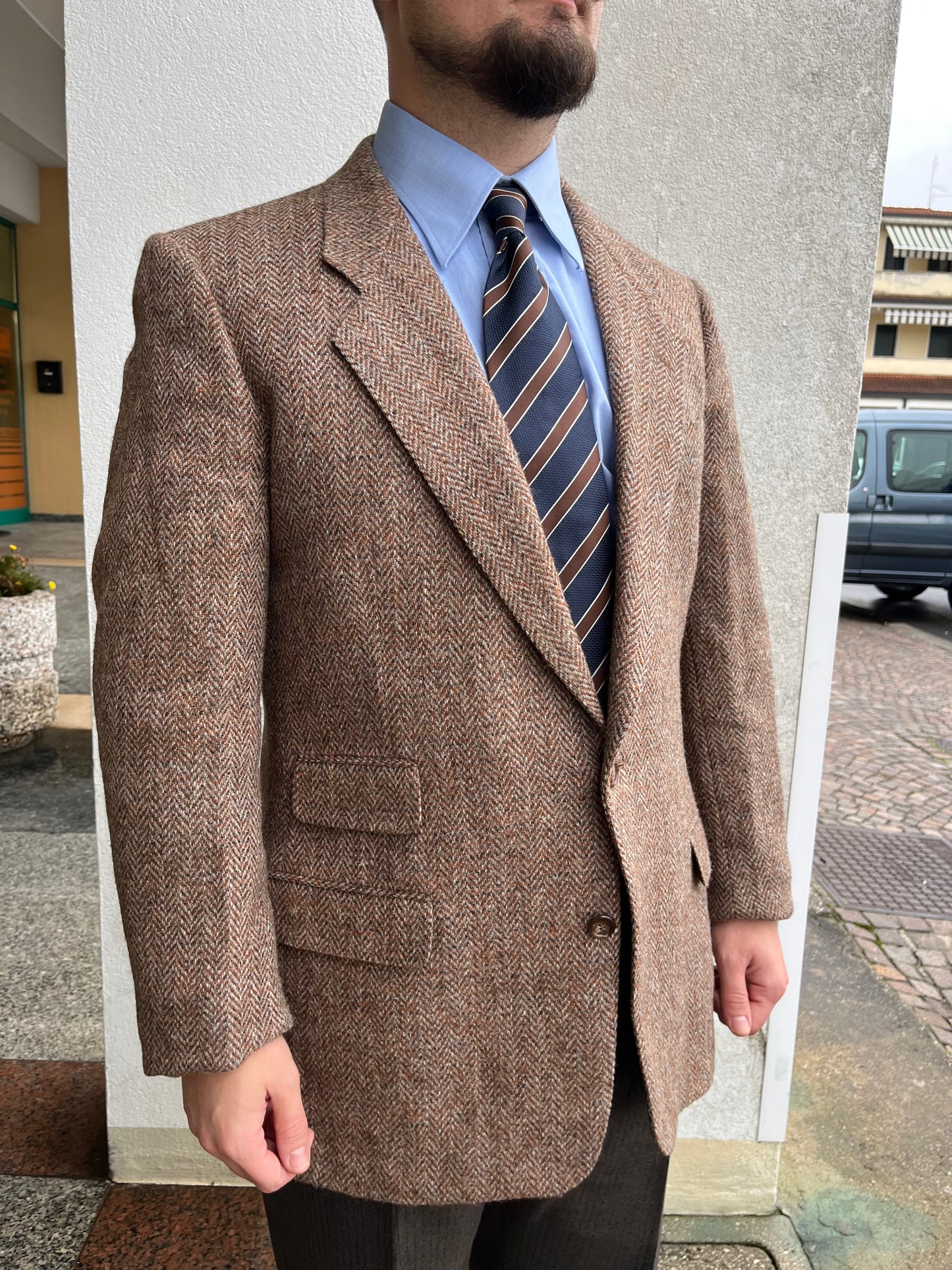 Giacca Corneliani in tweed anni anni ‘90 tg. 50-52