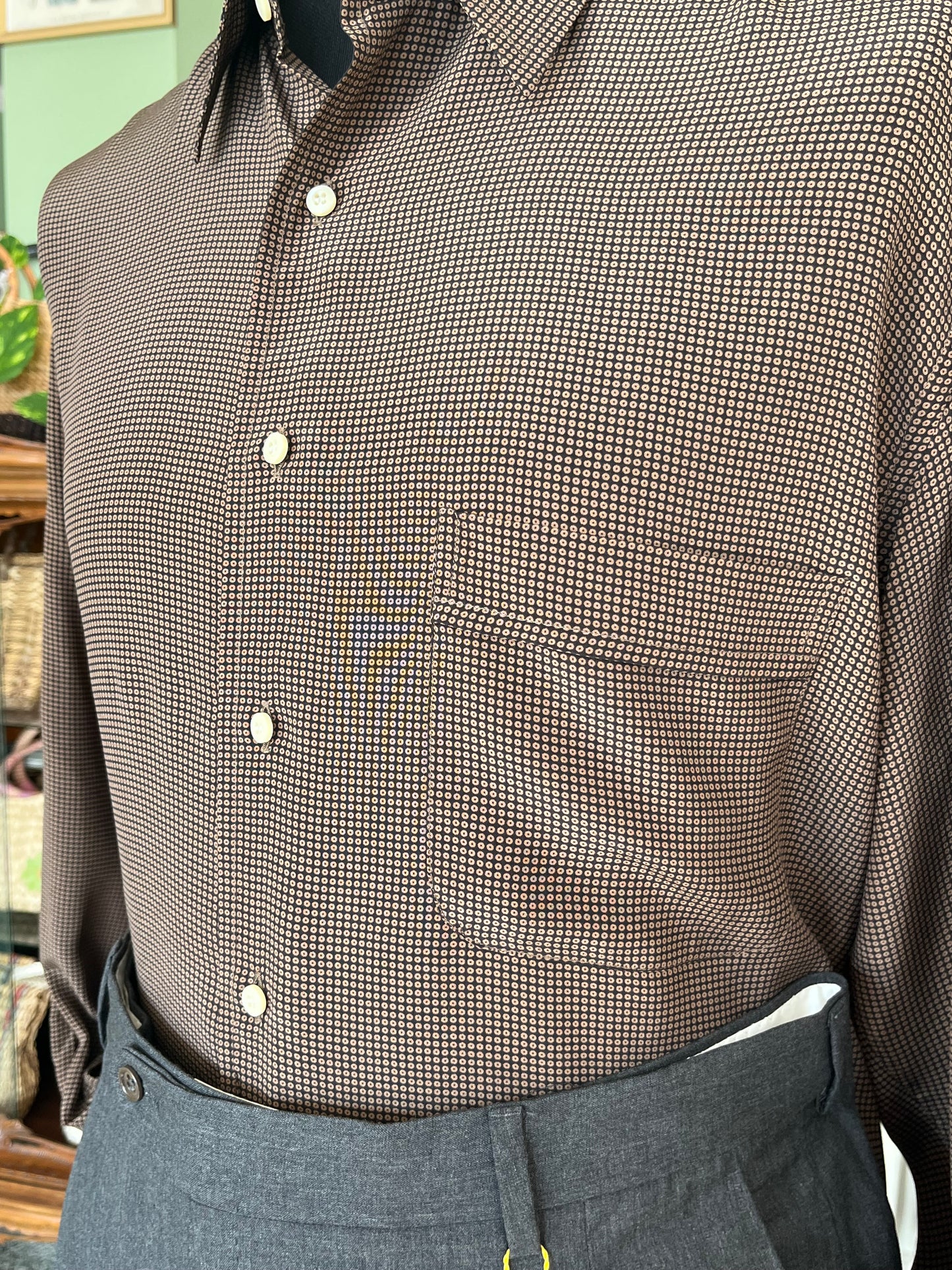 Camicia in seta anni ‘80 tg. L-XL