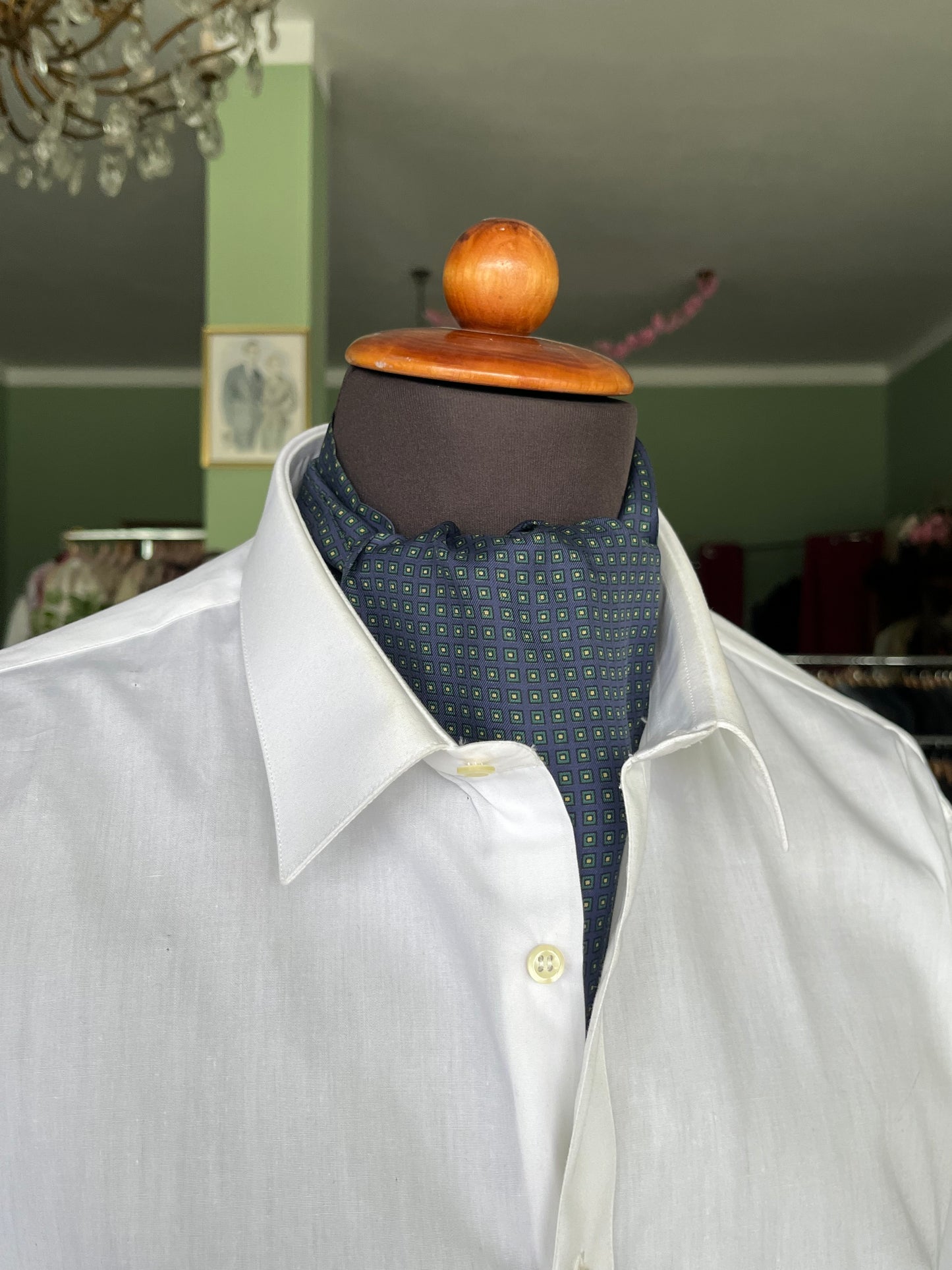 Ascot seta micro-fantasia