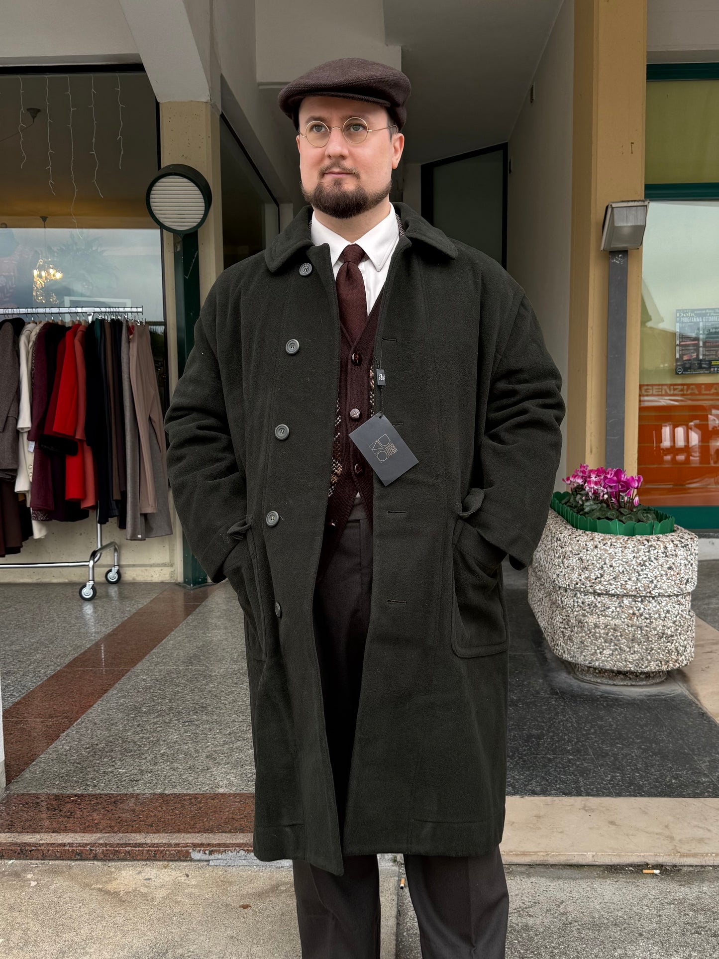 Cappotto lana anni '90 tg. 52-54-56