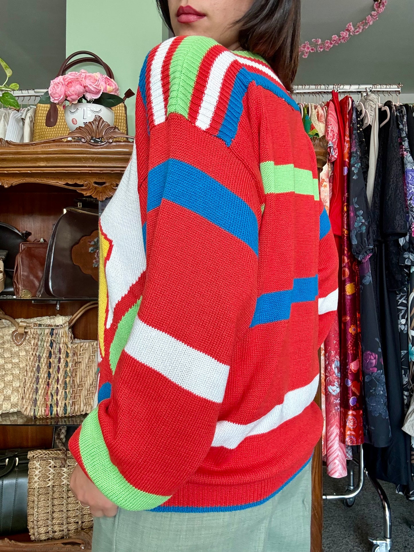 Maglia multicolor anni ‘80 - TG. M/L