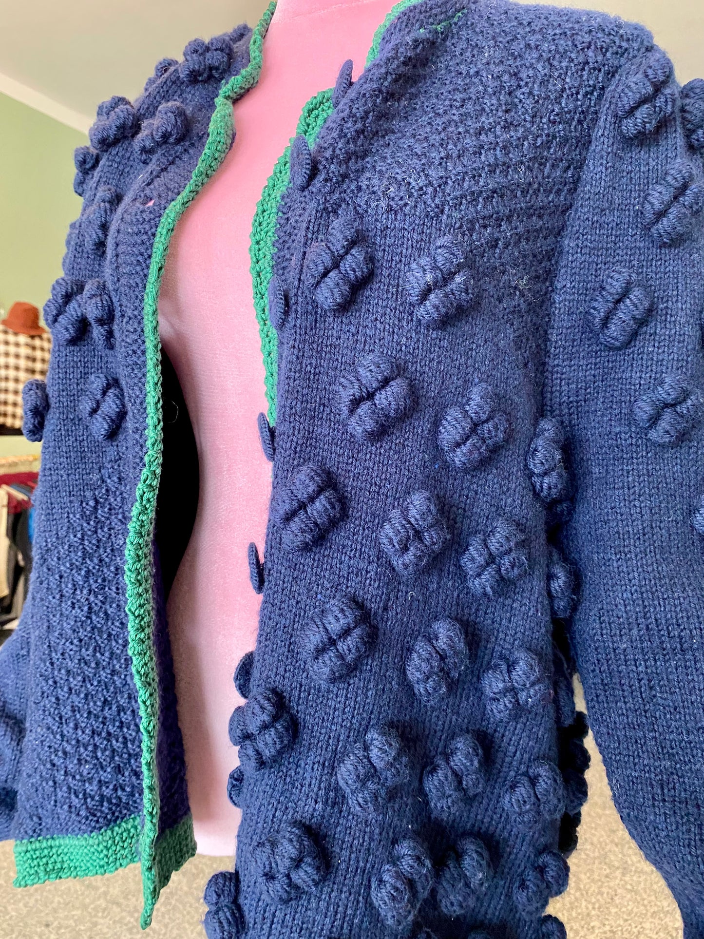 Cardigan tirolese lavorazione a “nodi” - TG. 48/50