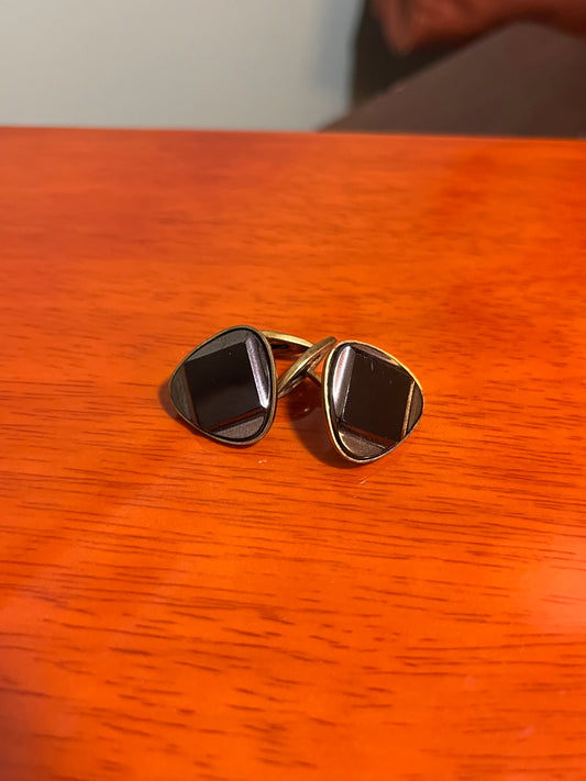 Gemelli dorati onice