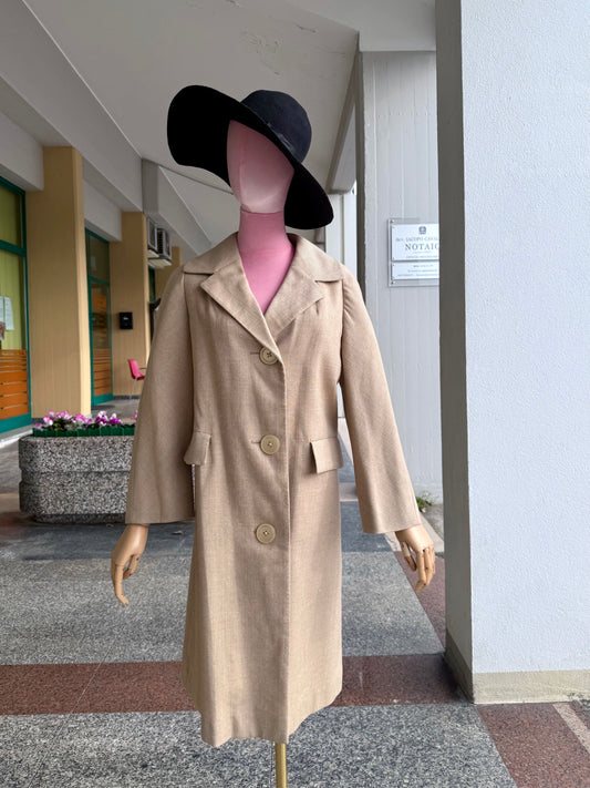 Cappotto anni ‘60 beige - TG. 44