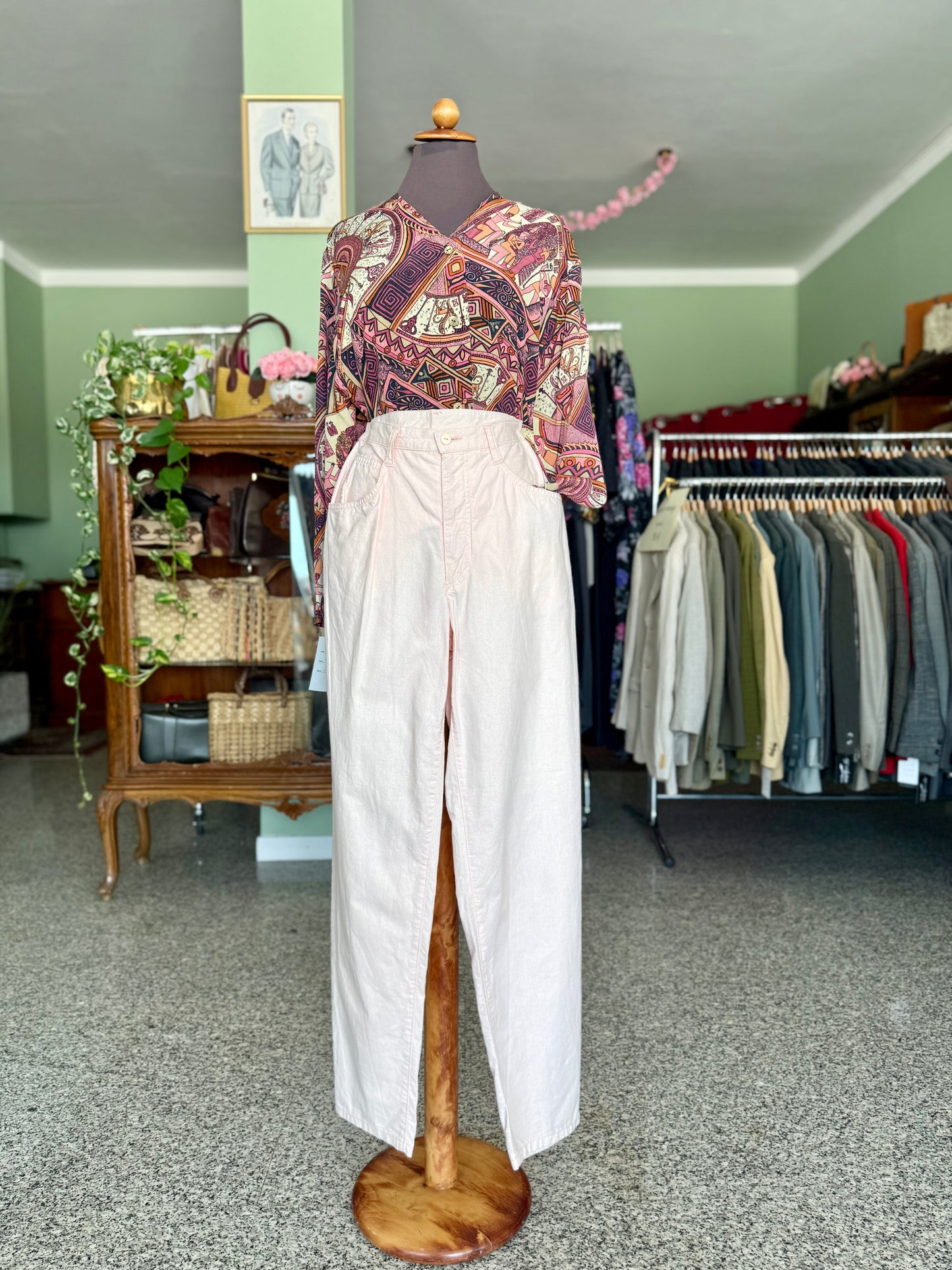 Pantaloni rosa pastello - TG. 38/40