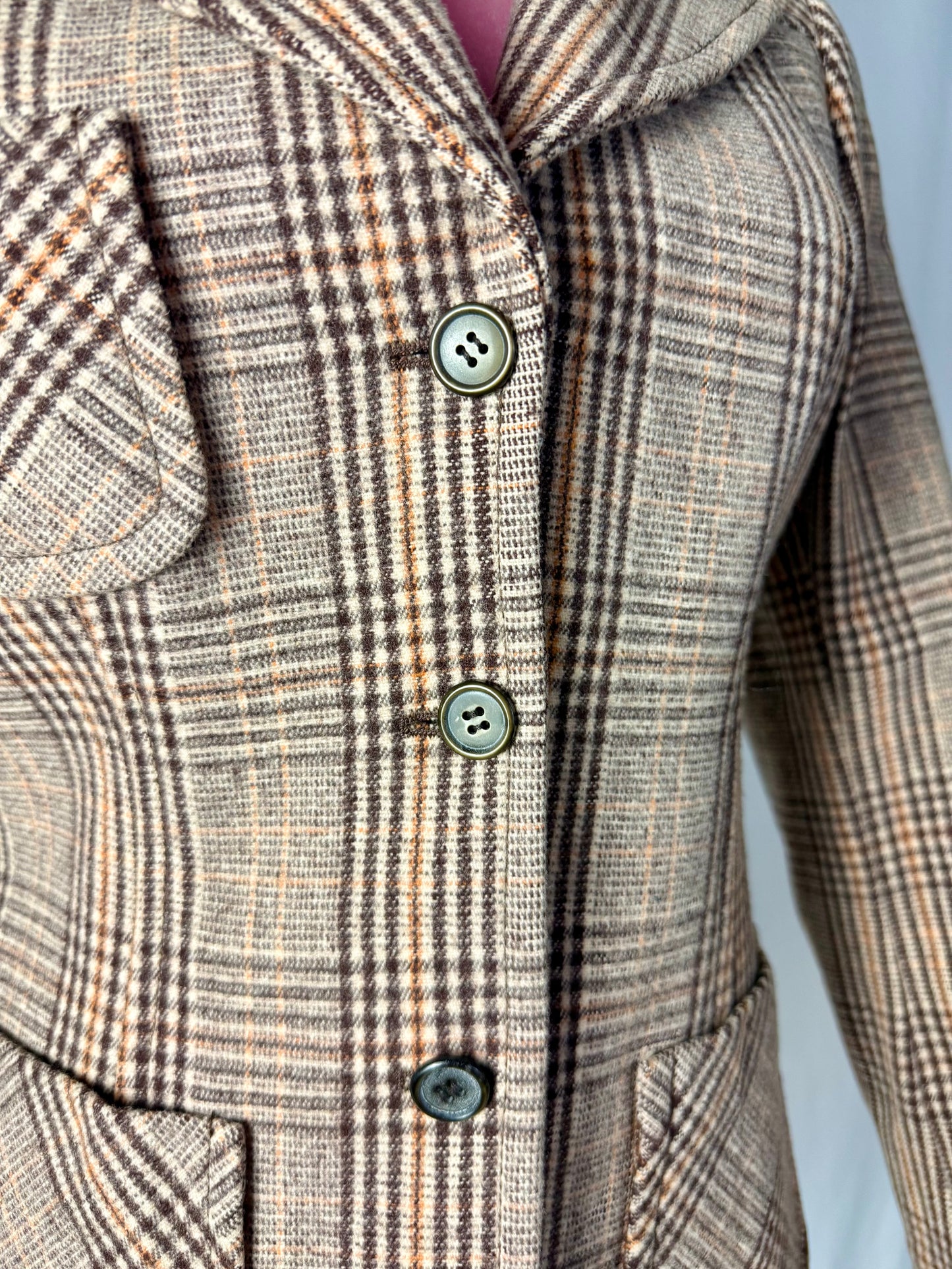 Giacca anni ‘70 Principe di Galles - TG. 38