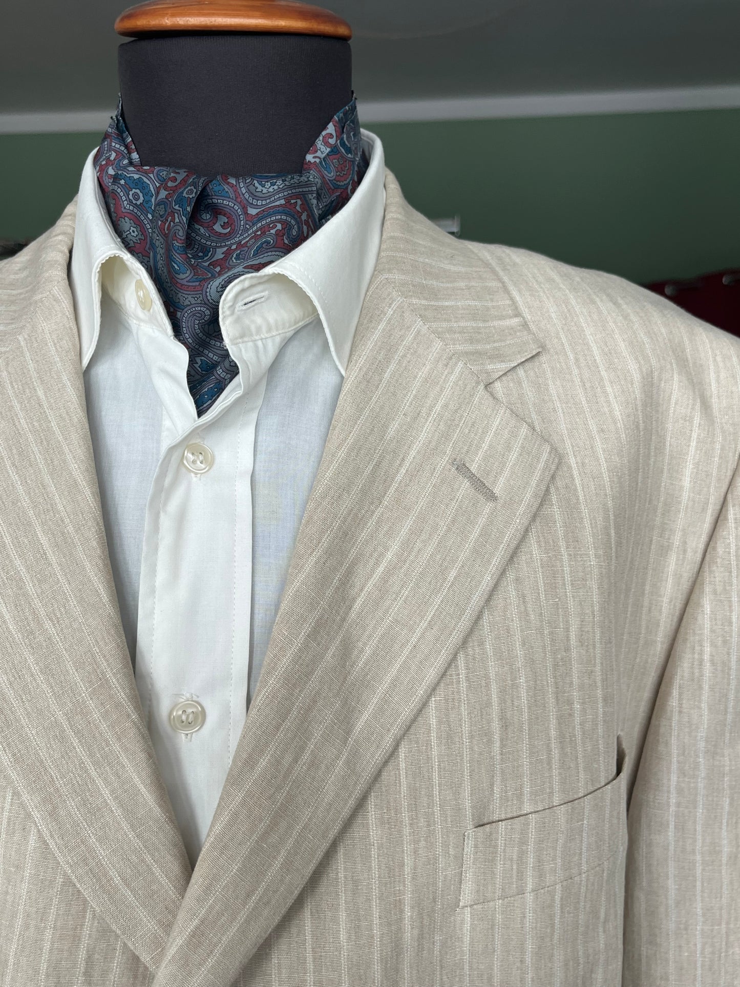 Completo in lino anni '90 tg. 60-62