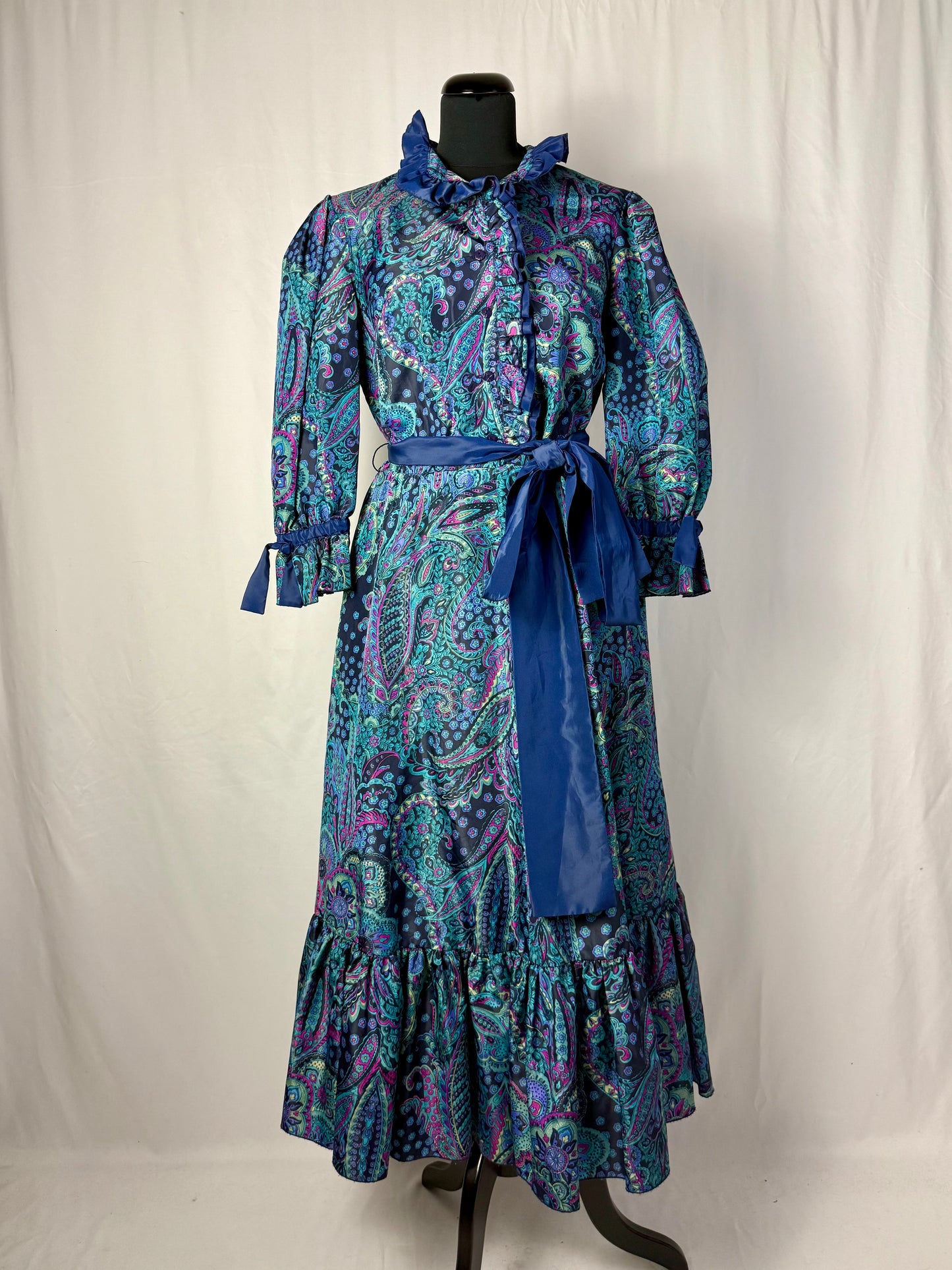 Abito anni ’80 con fantasia paisley - TG. 40/42