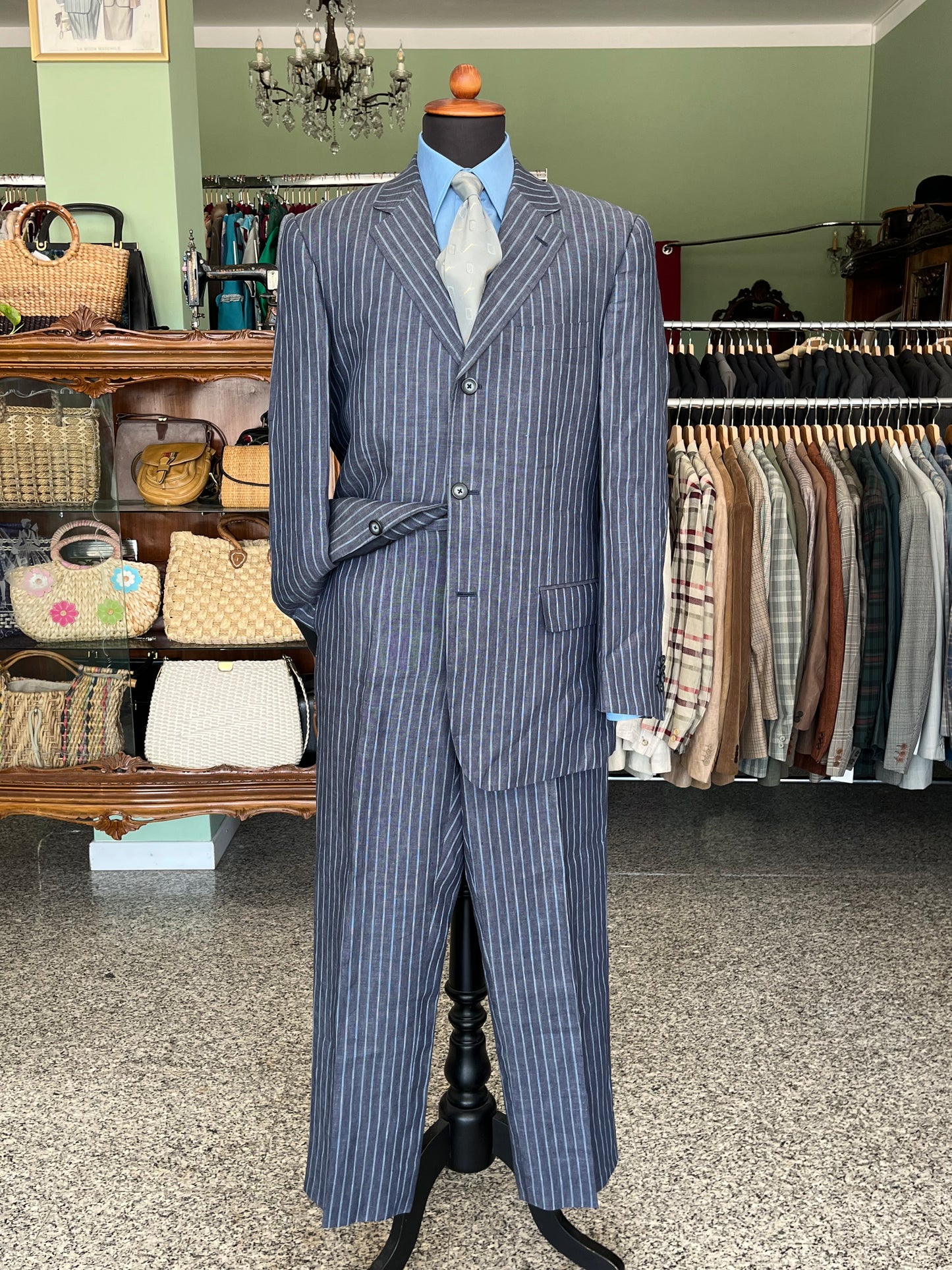 Completo in lino tg. 48-50