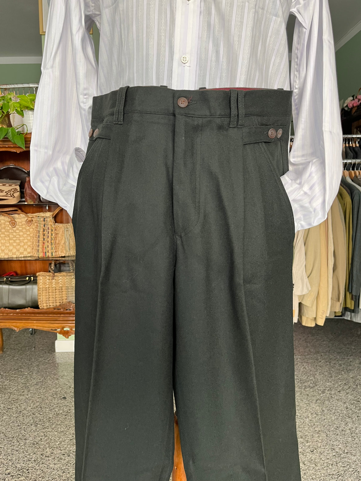 Calzoni in flanella anni ‘80 NOS tg. 48