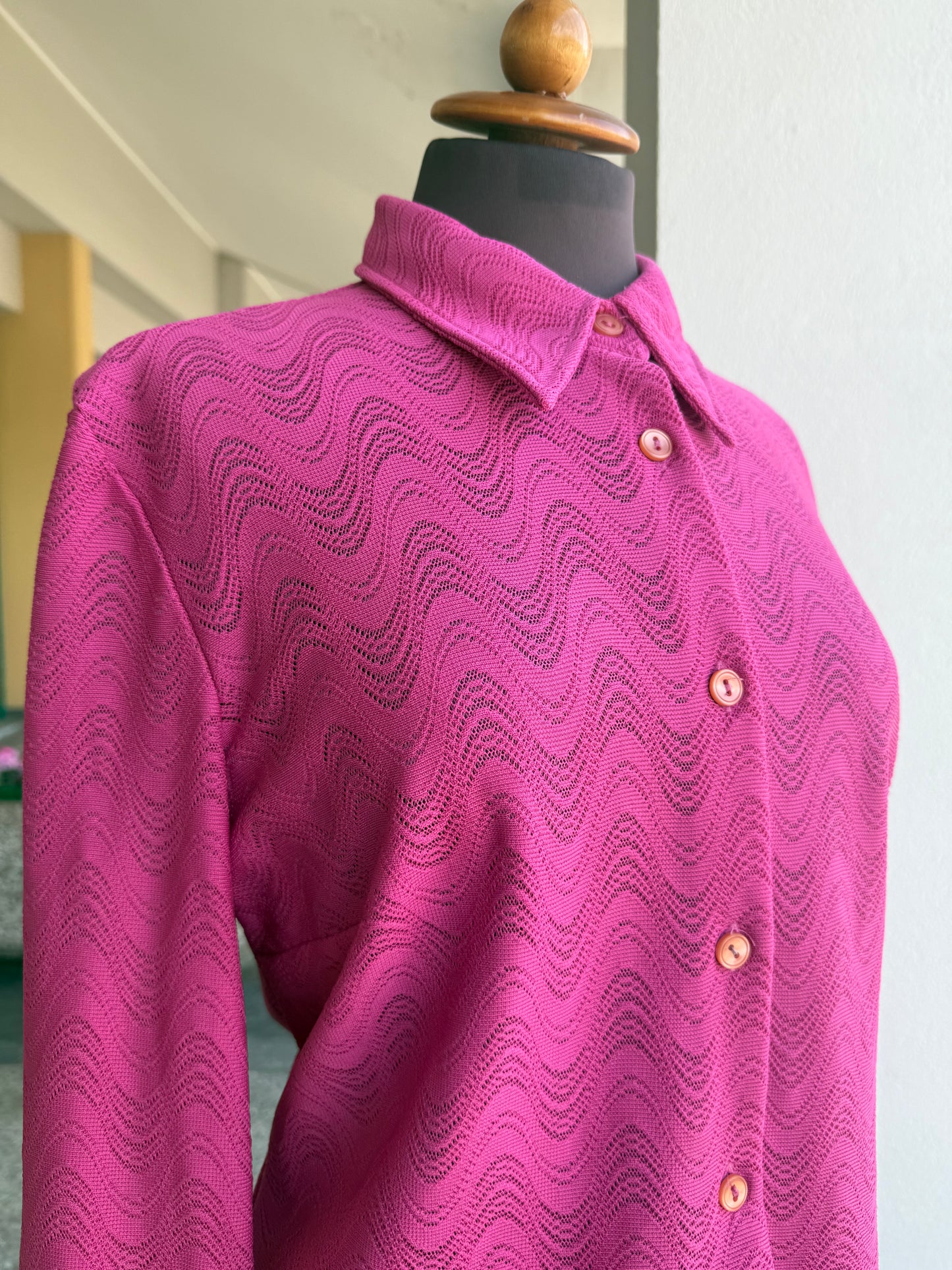 Camicia anni ‘70 fucsia - TG. 46