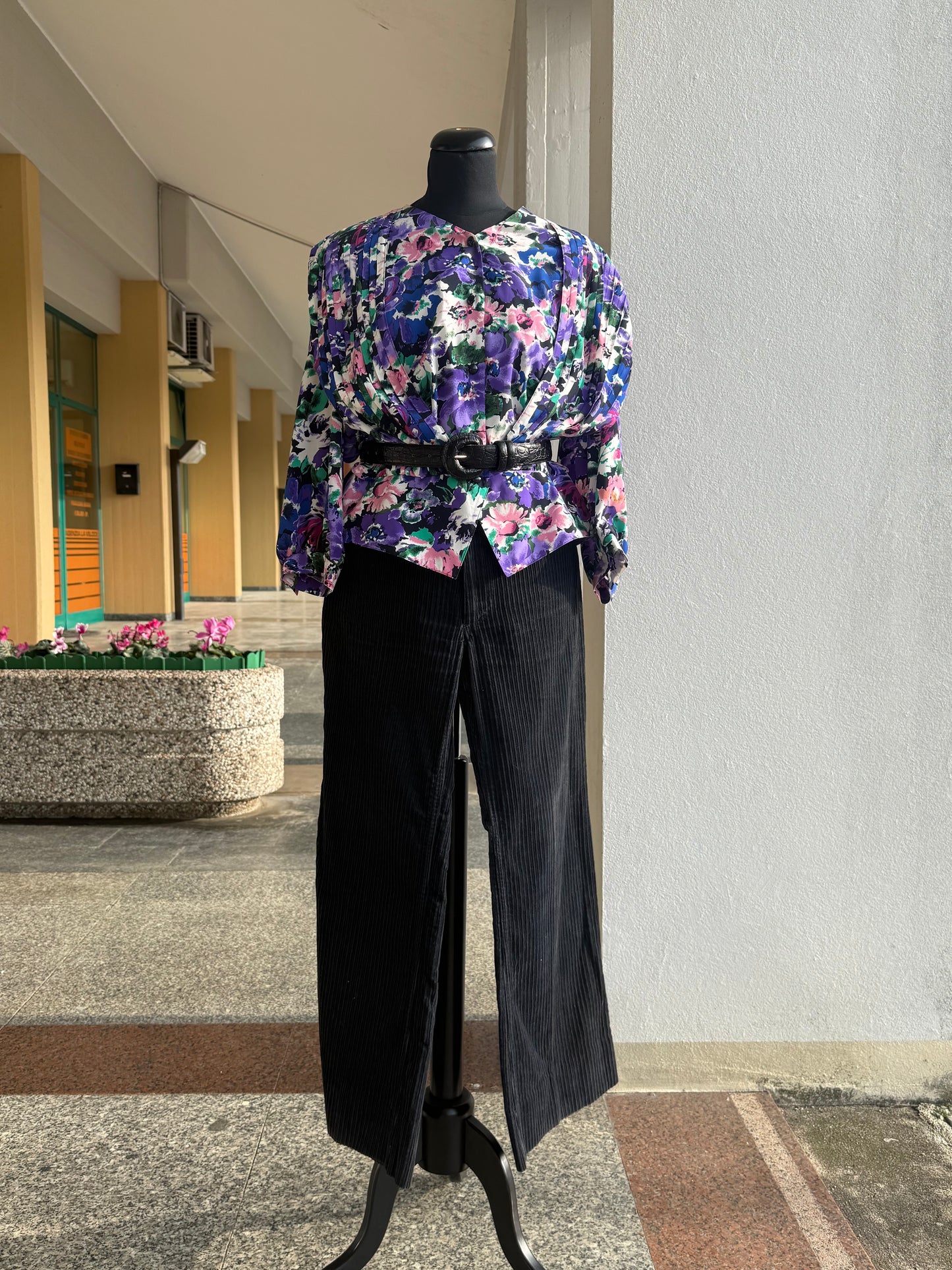 Camicia con stampa floreale - TG. 44 circa
