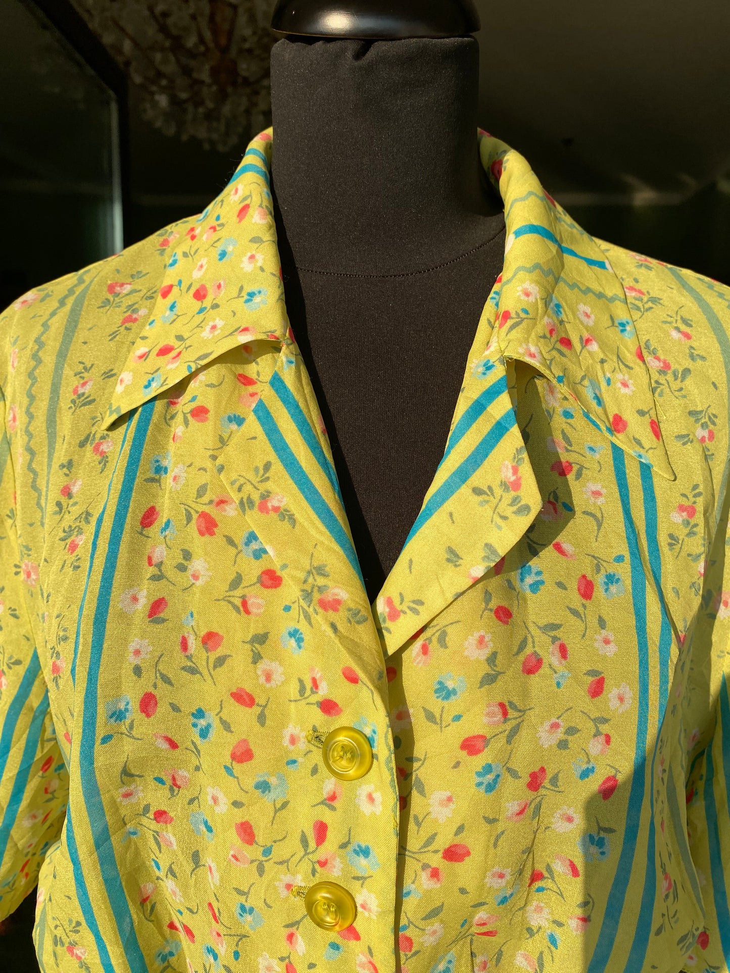 Abito anni ‘70 verde prato - TG. 44 circa