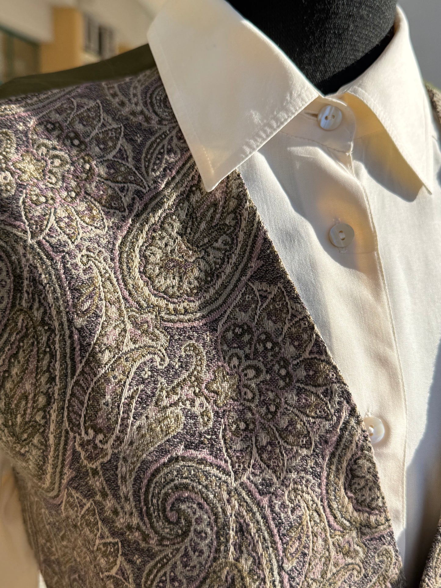 Gilet Jacquard Paisley - TG. 42/44
