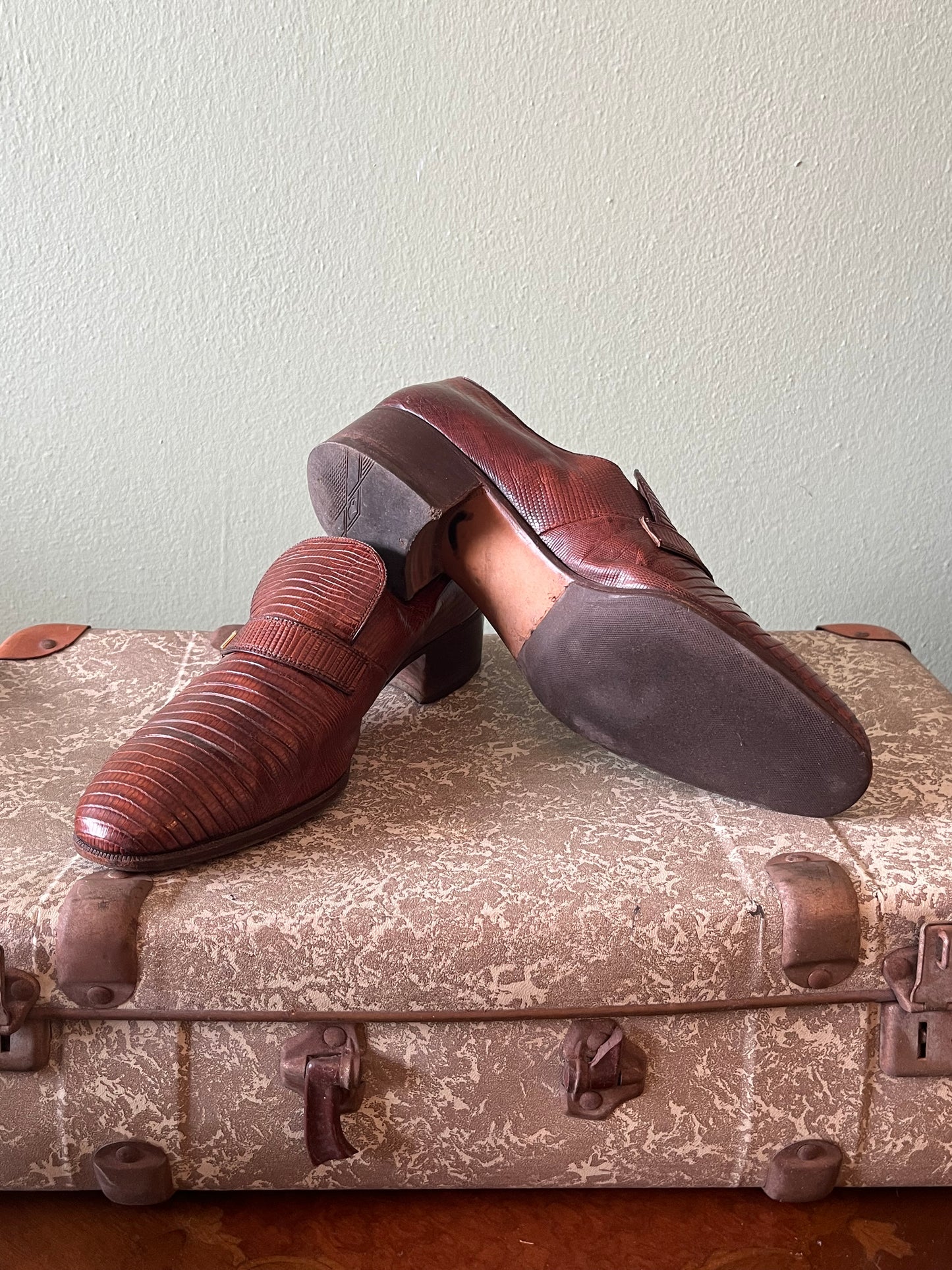 Scarpe mocassino pelle marrone tg. 41-42