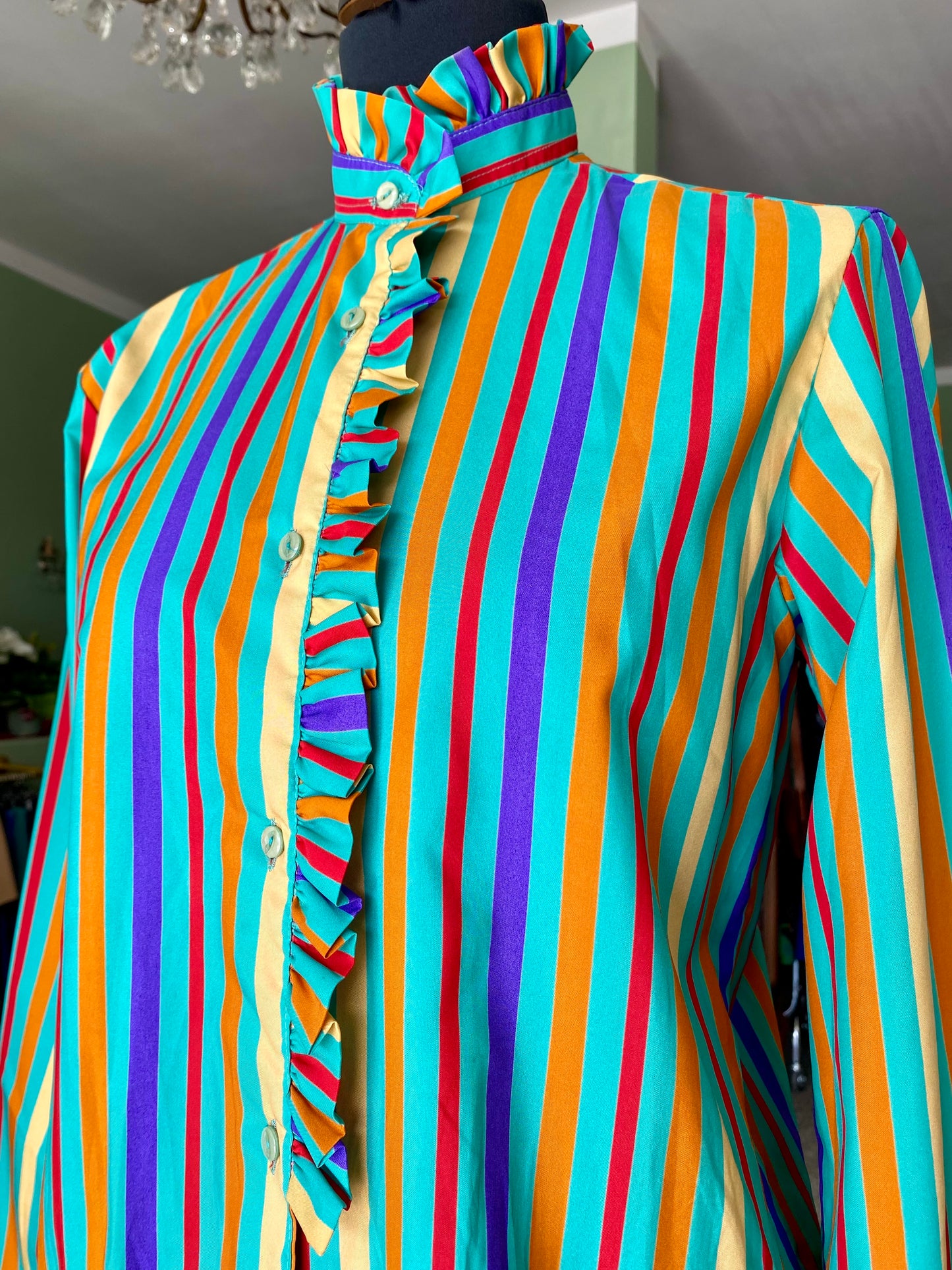 Camicia a righe colorate - TG. 40