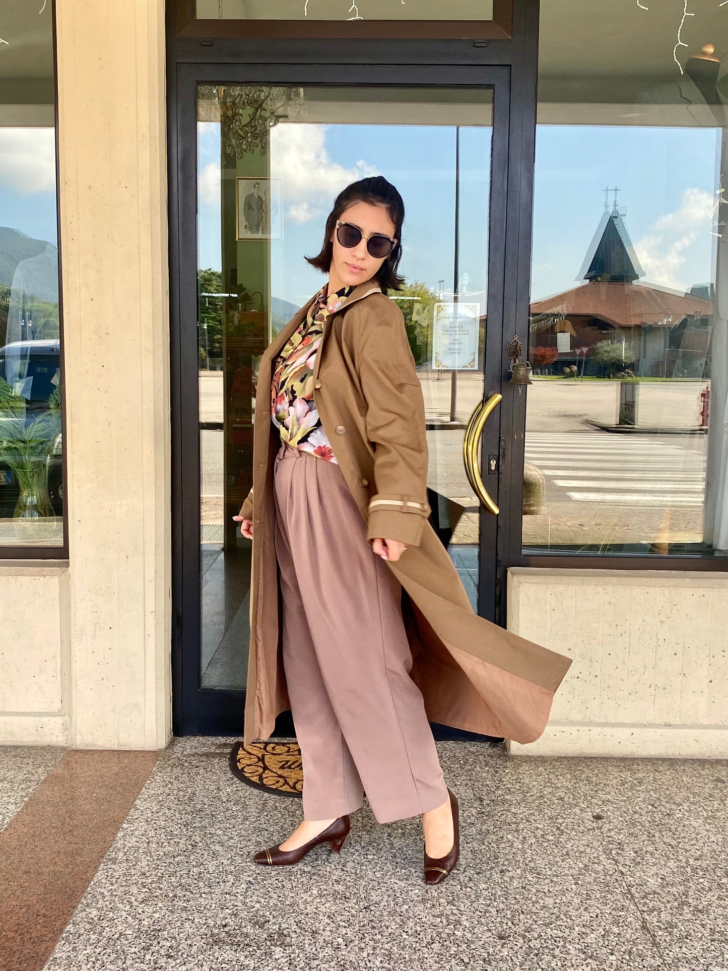 Trench cioccolato - TG. 44/46