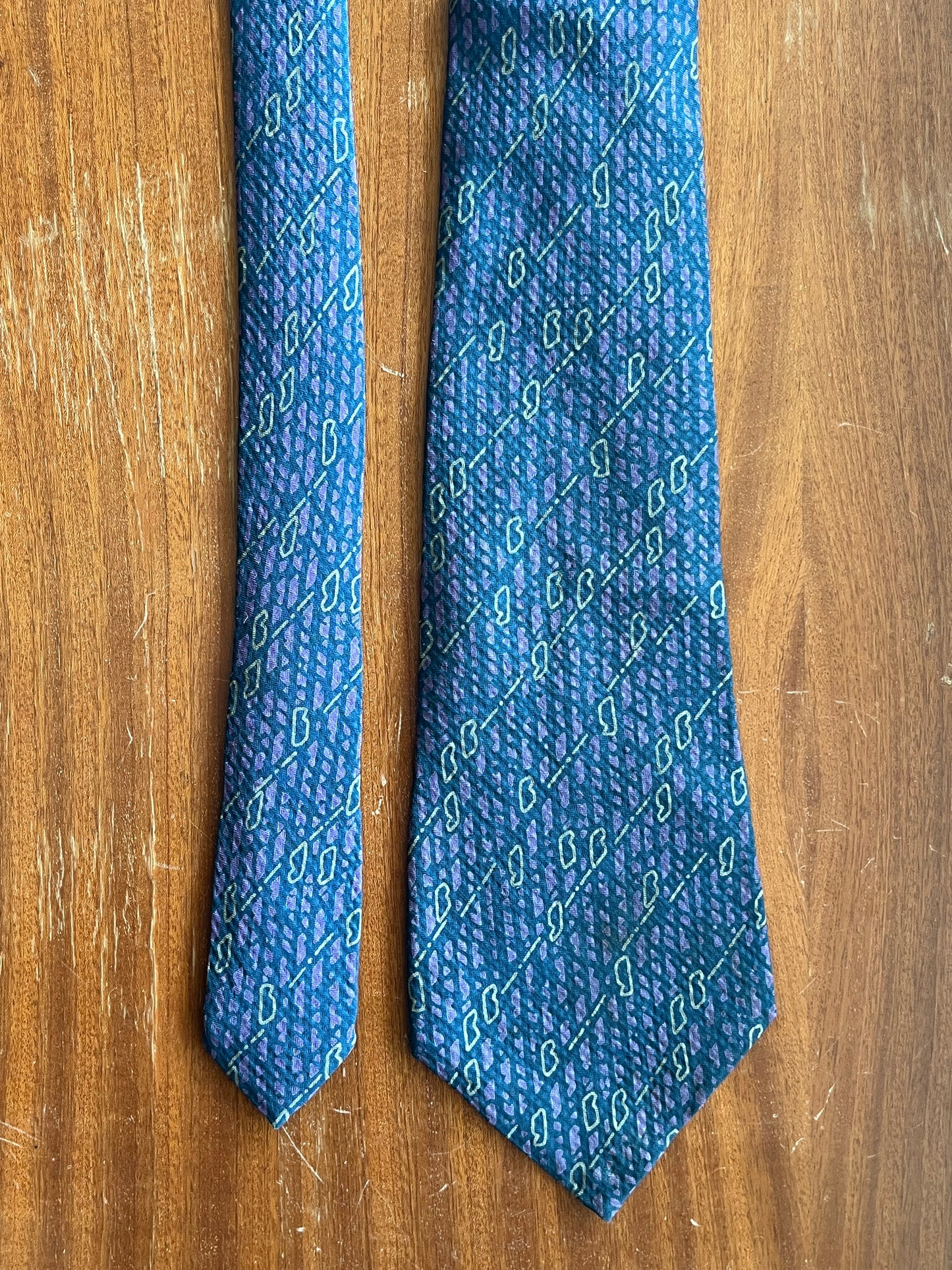 Cravatta swing anni ‘70 blu