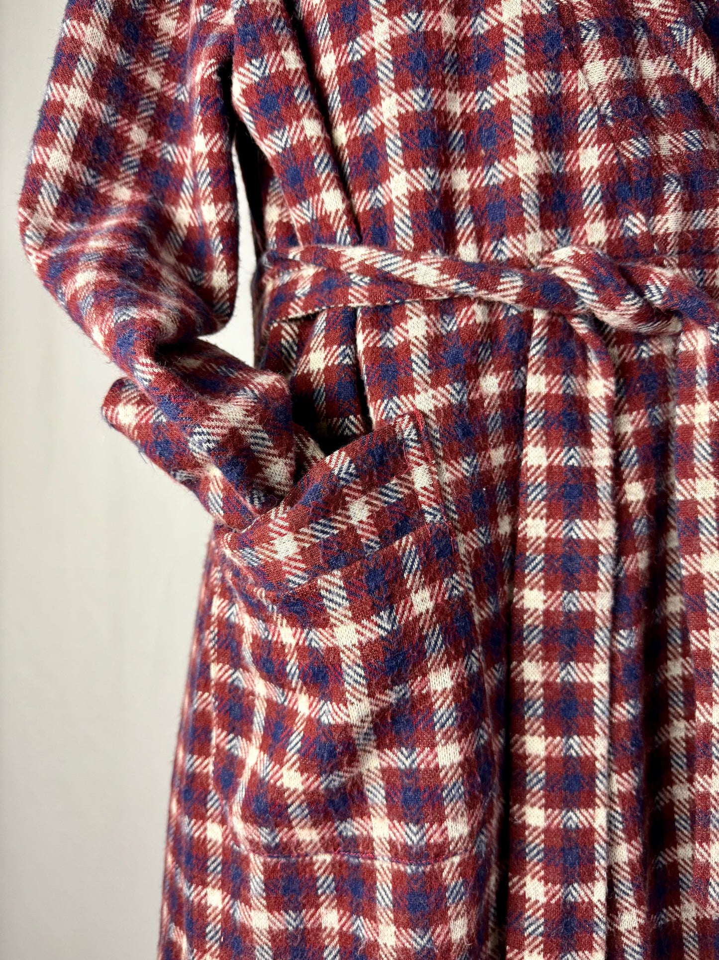 Vestaglia lunga tartan tg. L