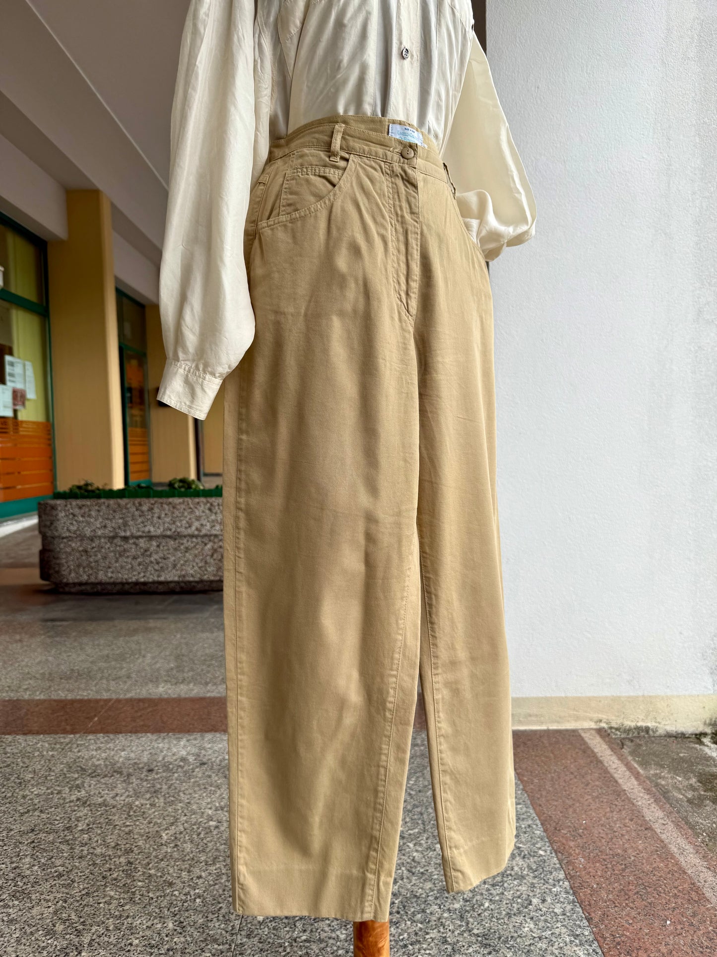 Pantaloni sabbia Benetton - TG. 44/46