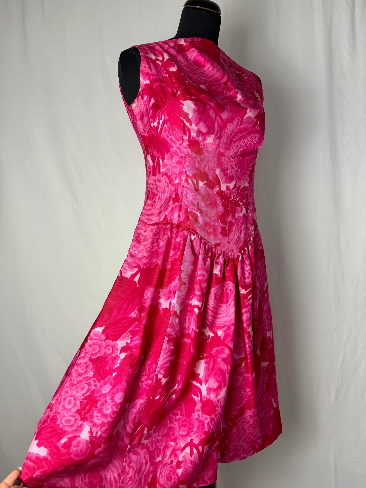 Abito “Fucsia Damascato” – Fine Anni ’50 - TG. 40/42