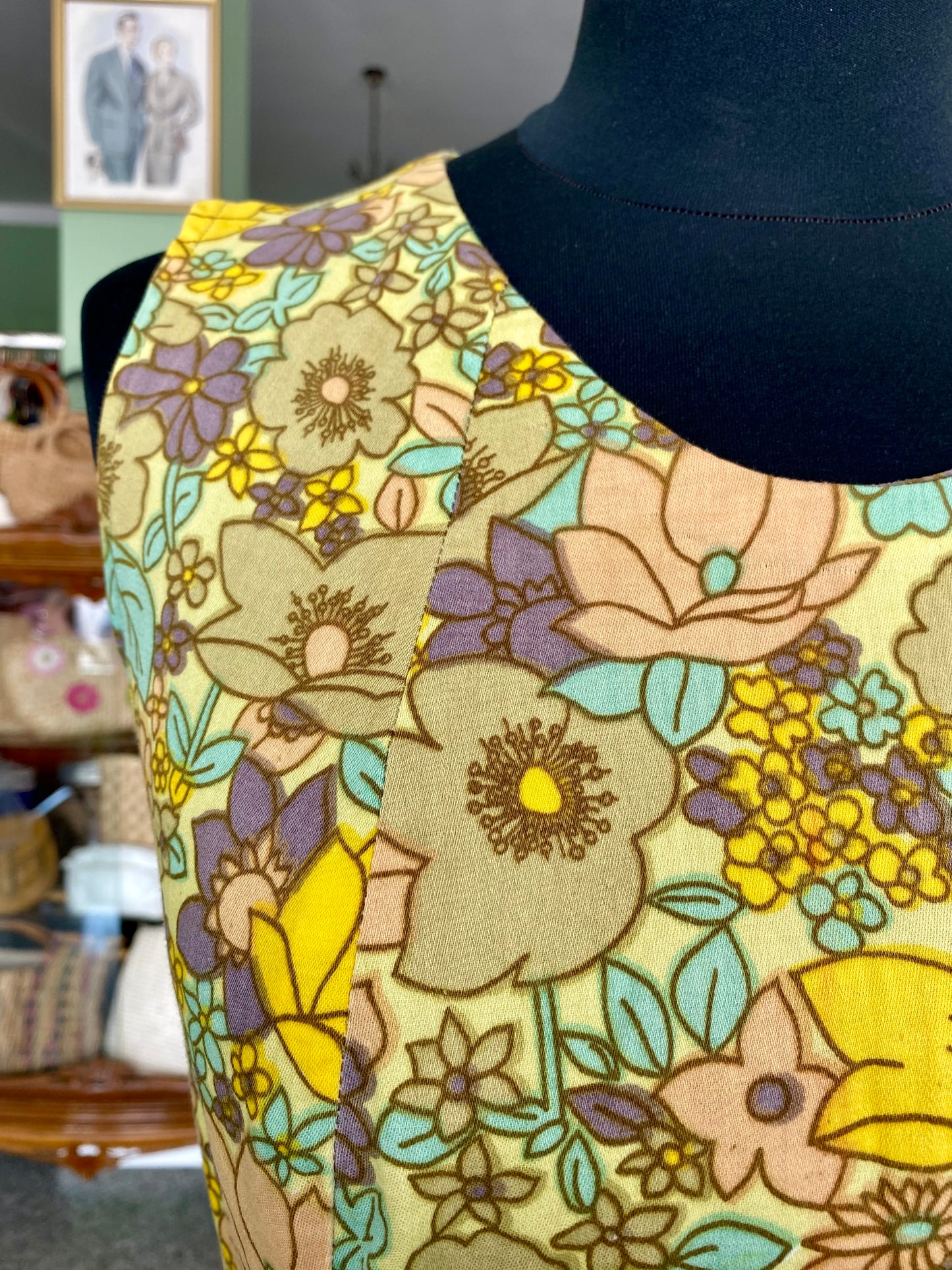 Abito sartoriale anni ‘60 in cotone - TG. 40