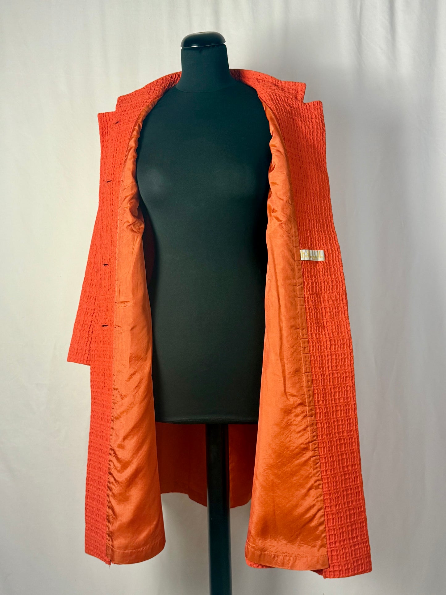 Cappotto anni ‘60 arancione - TG. 40/42