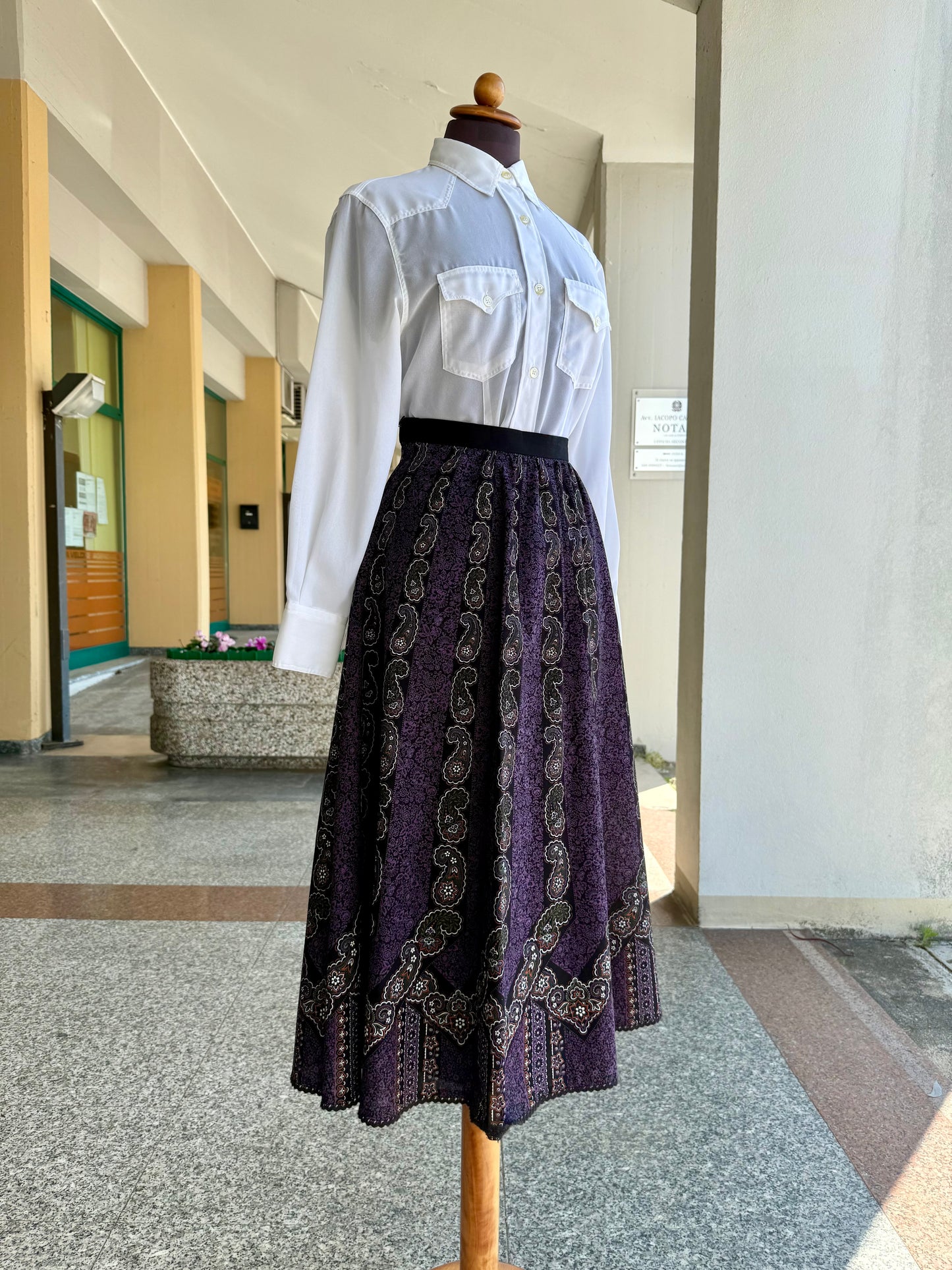Gonna tirolese in cotone - TG. 42