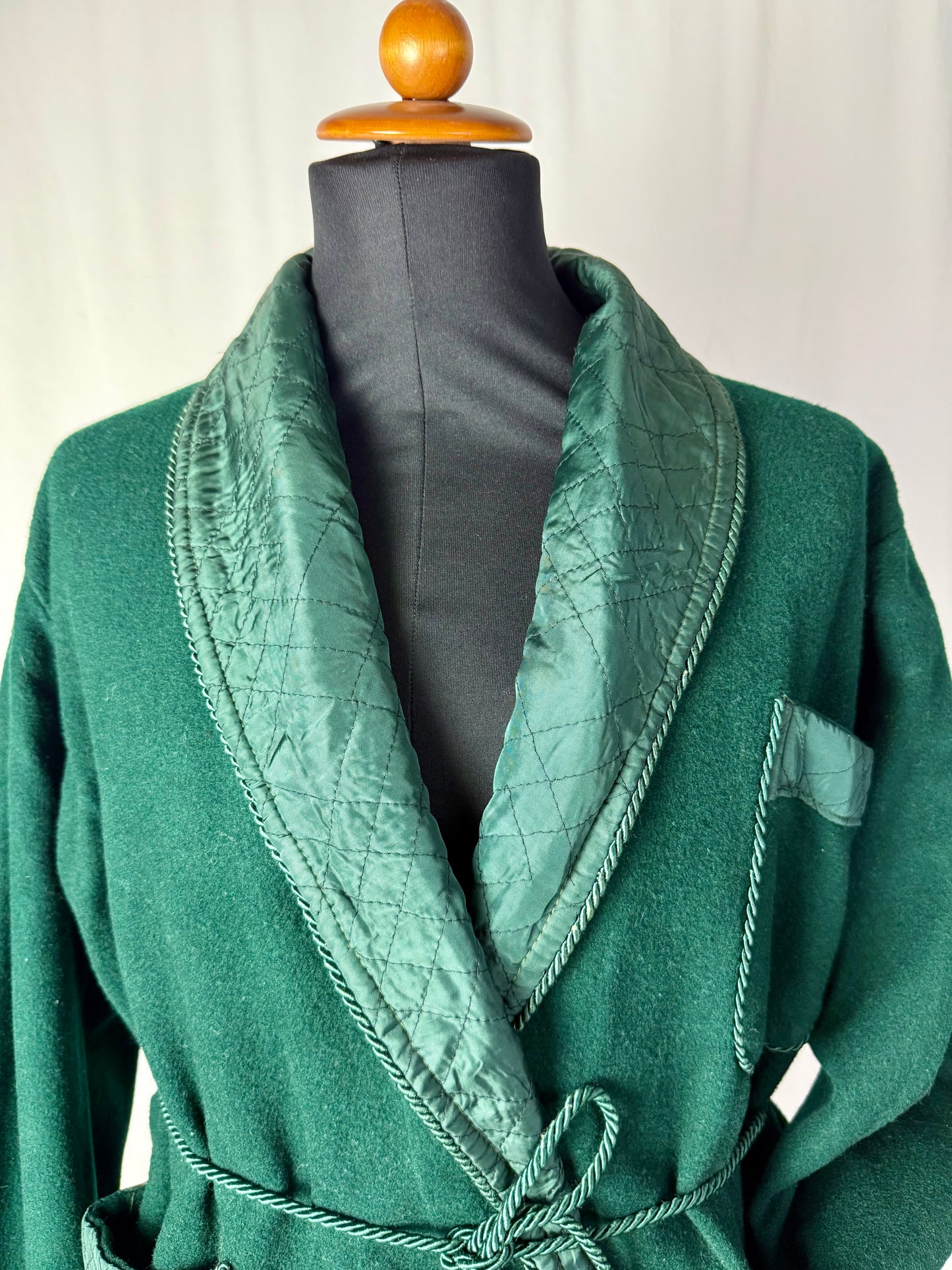 Giacca da camera color verde bosco tg. M-L