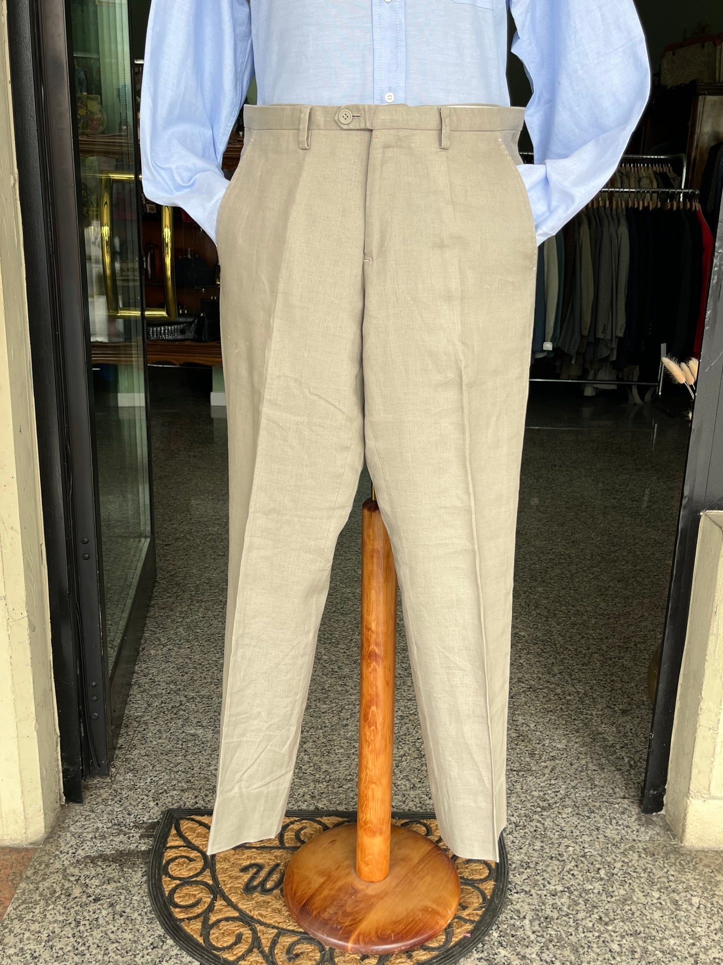 Completo in lino tg. 48