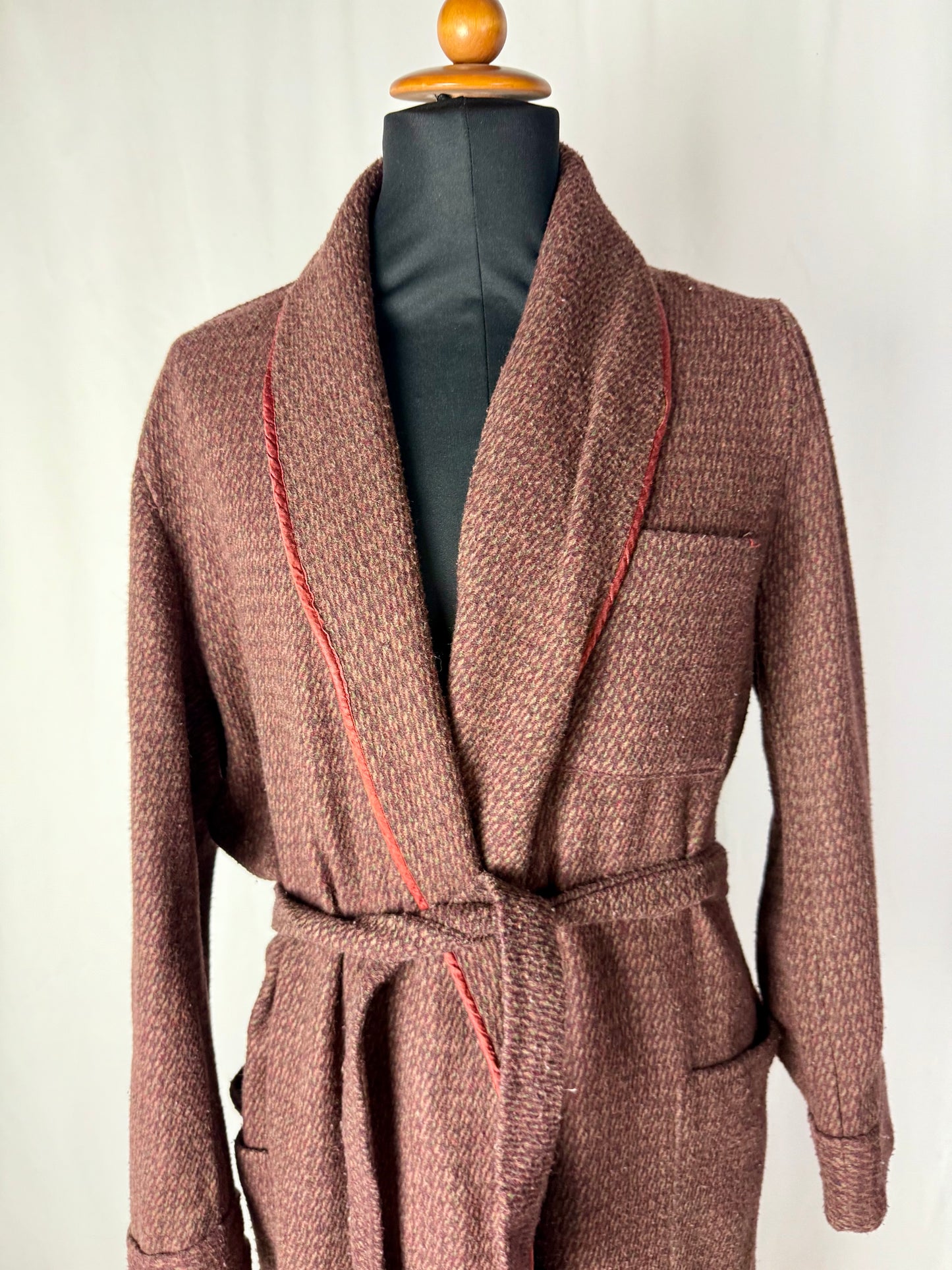 Vestaglia lunga terracotta tg. M-L