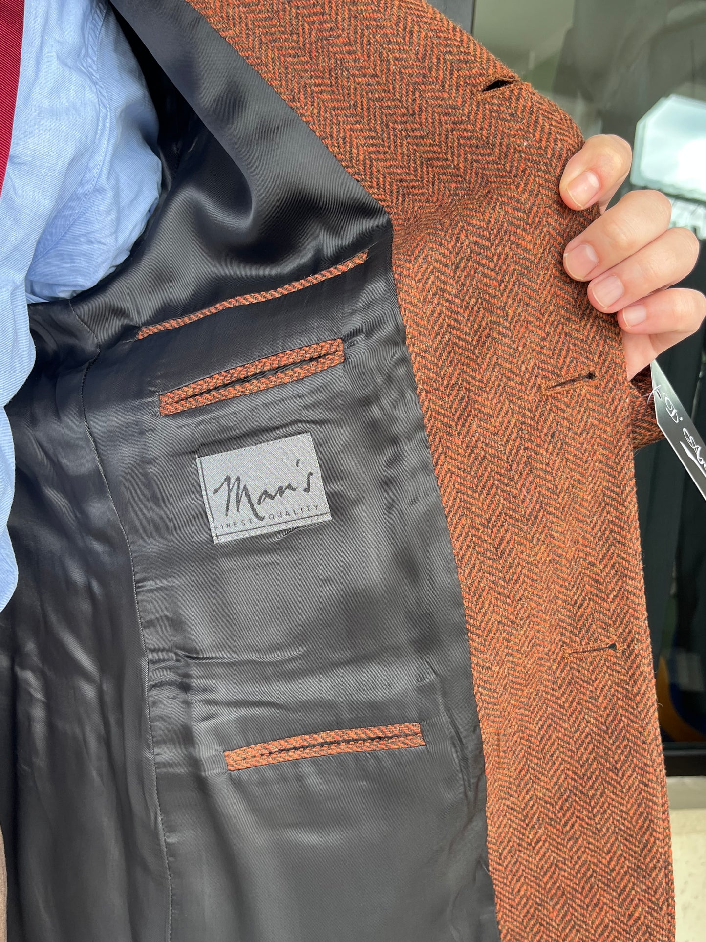 Giacca anni ‘80 tweed tg. 56