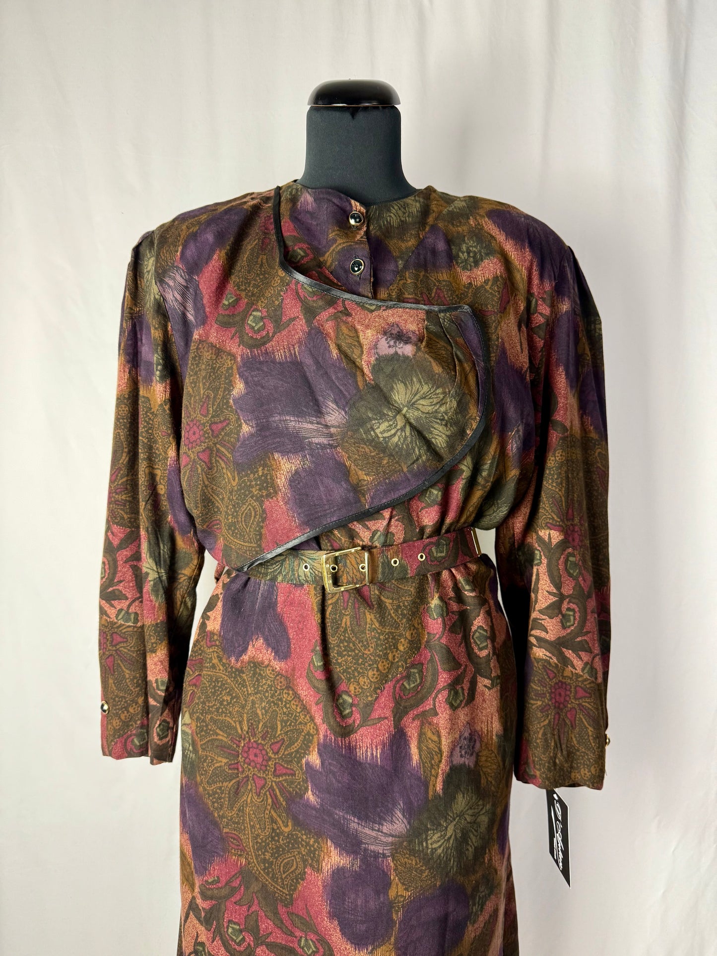 Abito anni ‘80 con fantasia arabeggiante - TG. 50