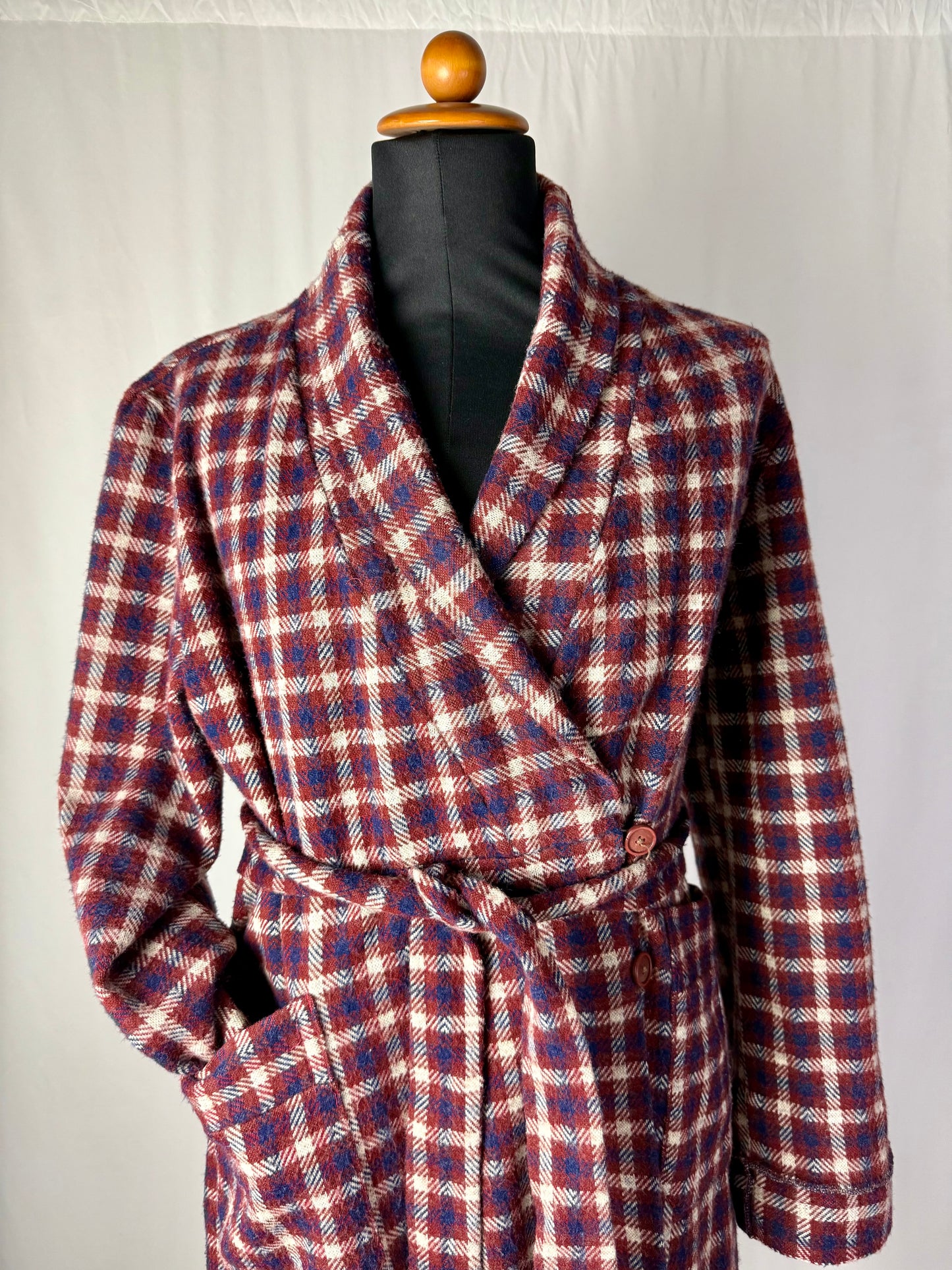 Vestaglia lunga tartan tg. L