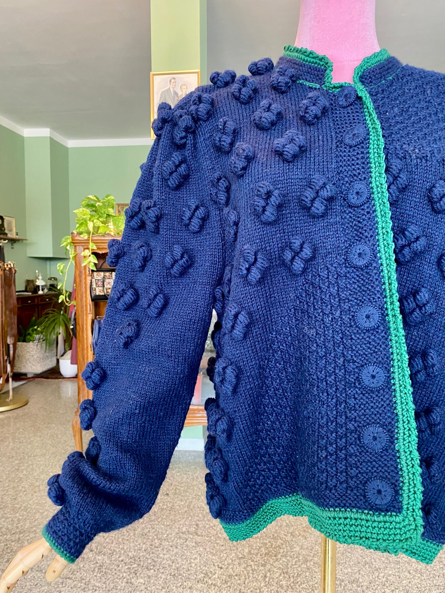 Cardigan tirolese lavorazione a “nodi” - TG. 48/50