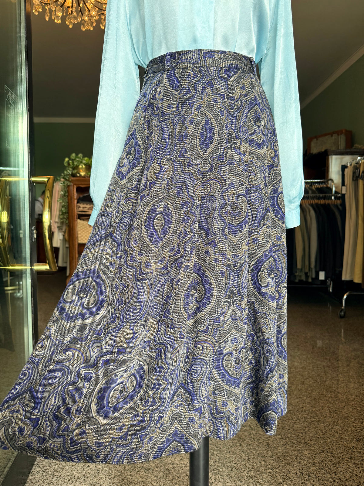 Gonna con fantasia paisley - TG. 44