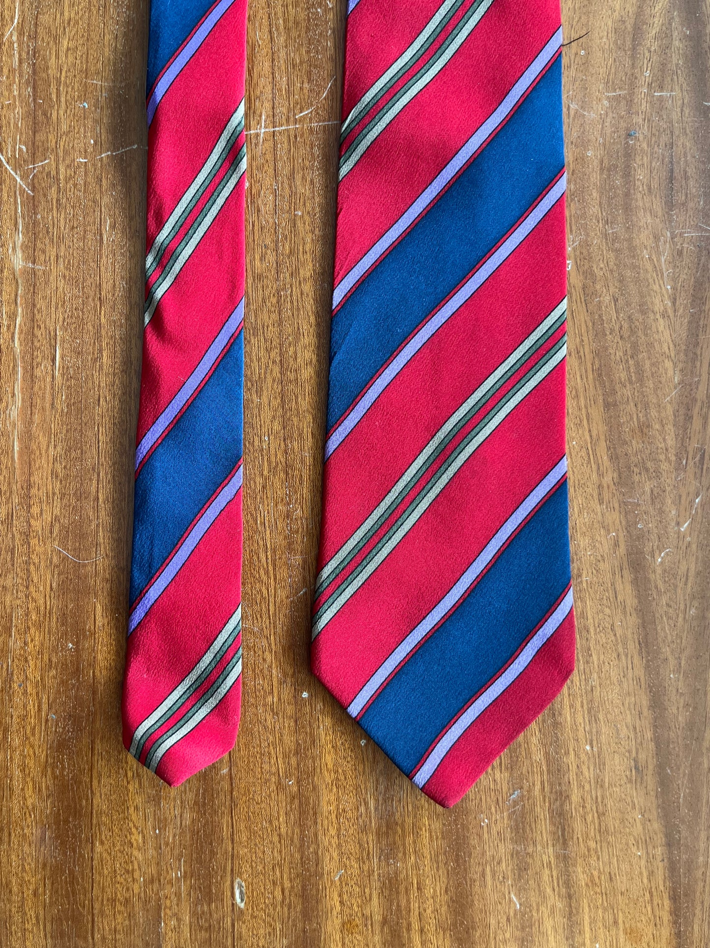 Cravatta anni ‘80 regimental