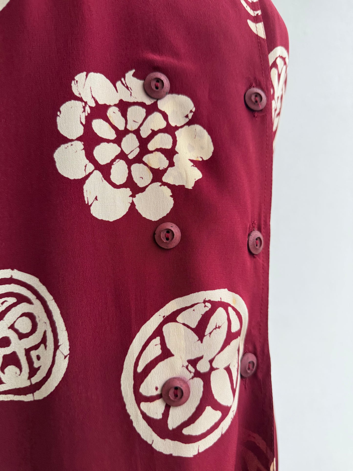 Tailleur in seta color Borgogna - TG. 46/48