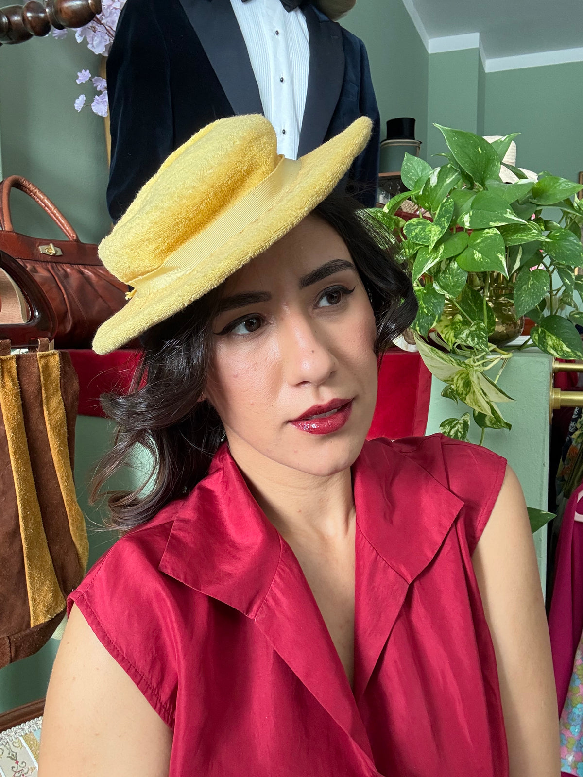 Cappello plateau anni ‘50/‘60