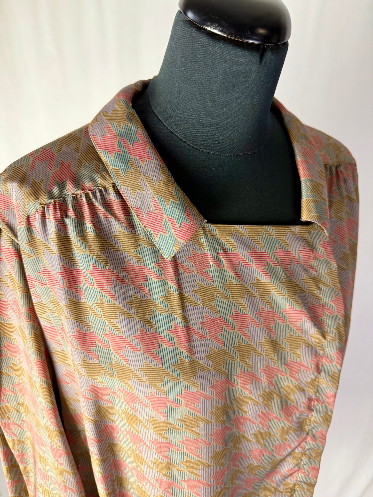 Camicia sartoriale con macro pied de poule - TG. 48/50