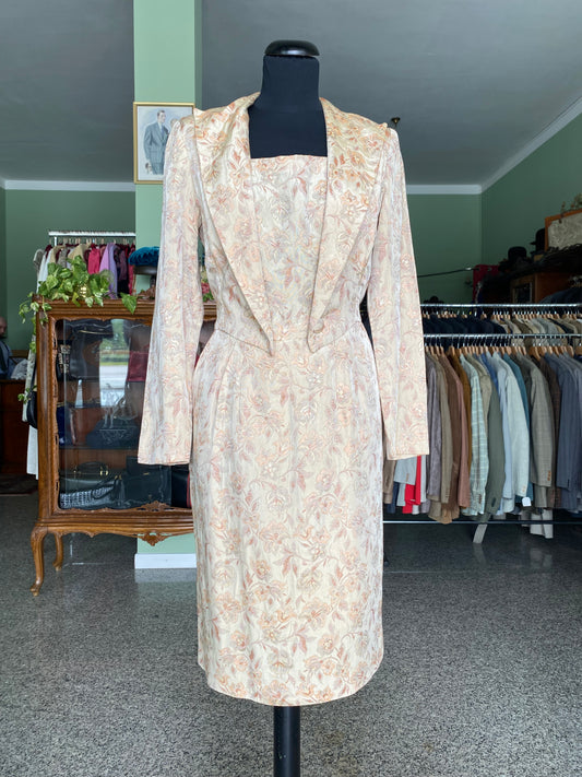 Abito sartoriale in broccato- TG. 42 circa