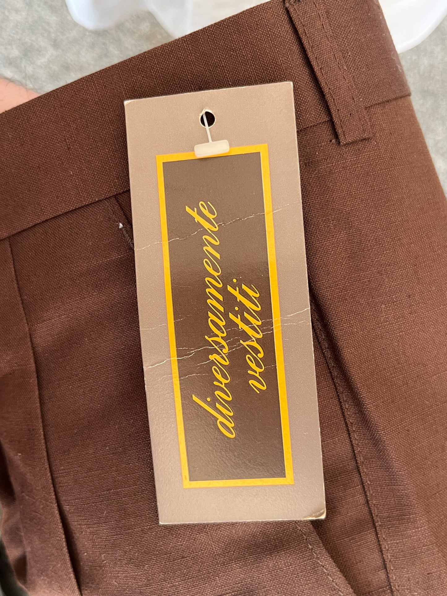 Calzoni in lino/cotone NOS tg. 44-46