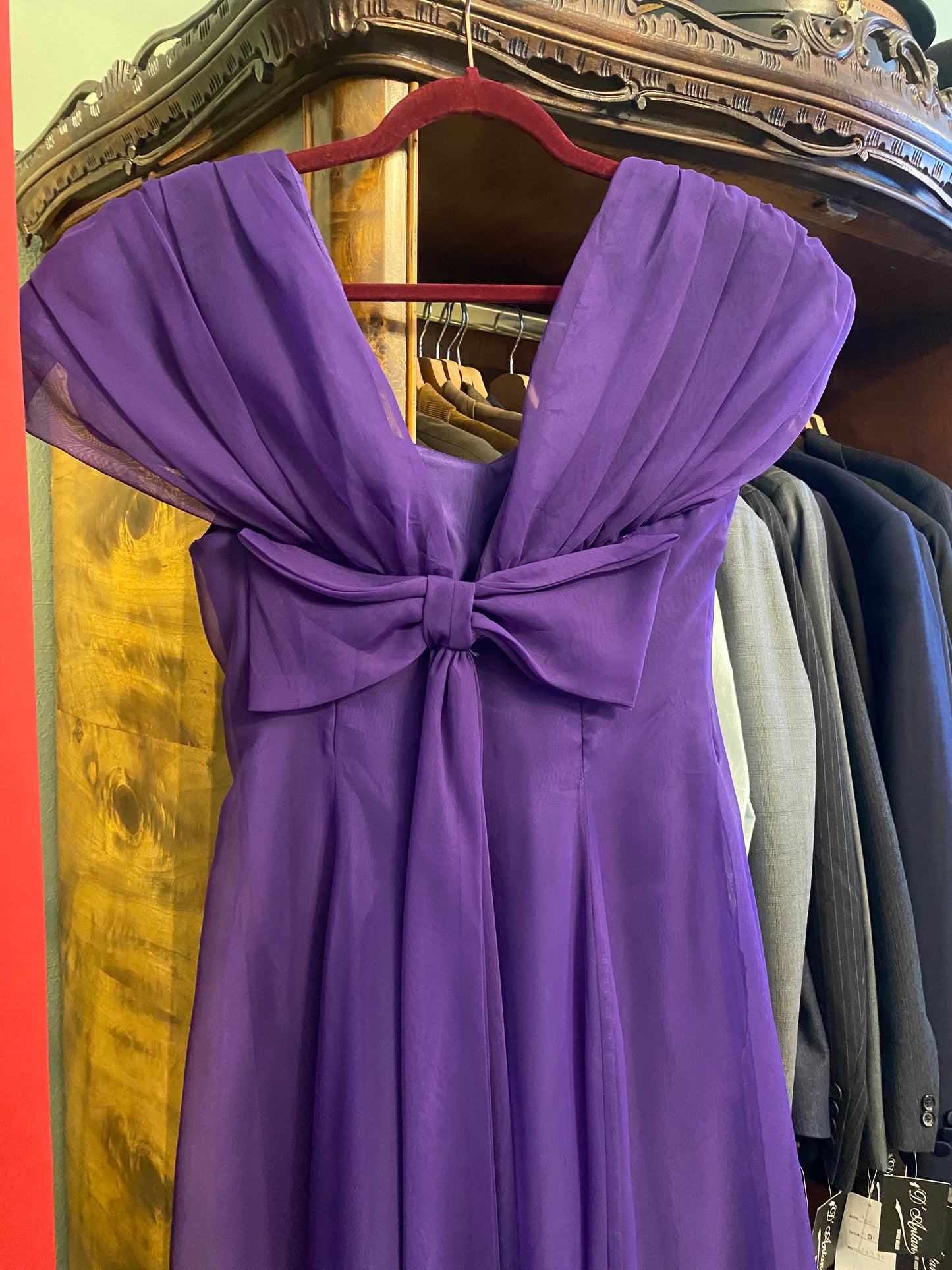 Maxi dress anni ‘70 viola 💜 - Prenotato