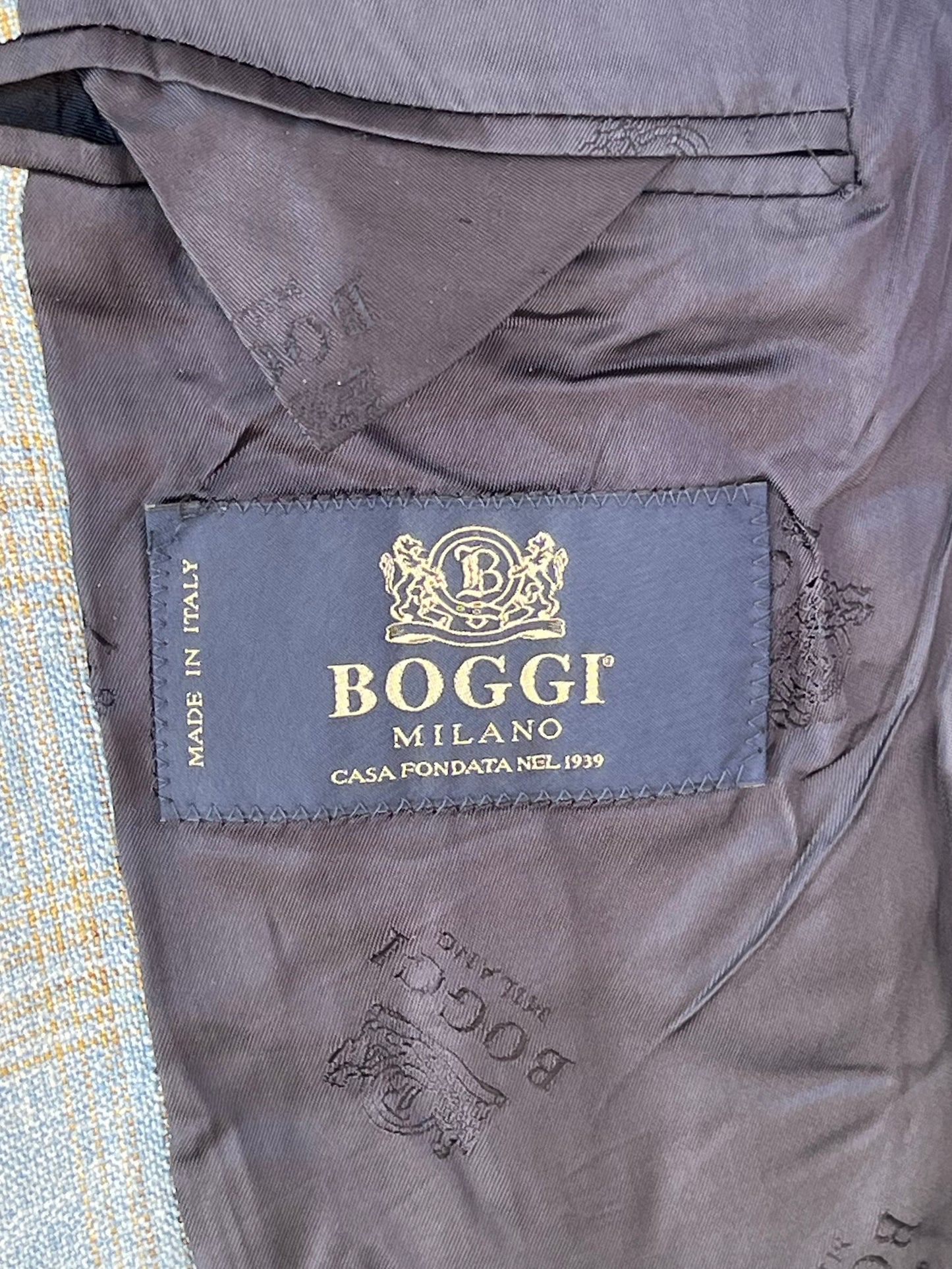 Giacca Boggi anni '90 in seta lino lana tg. 50